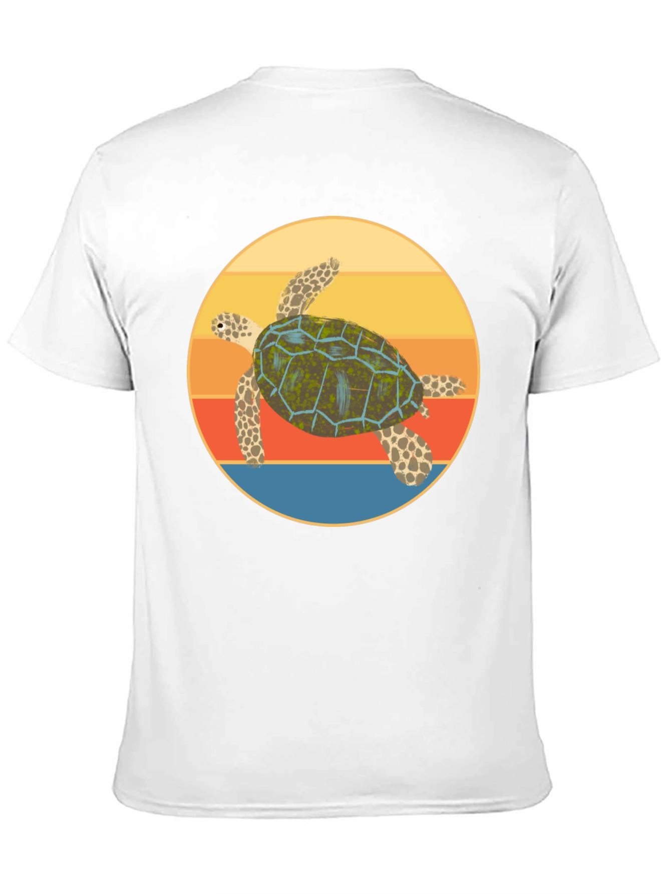 Retro Turtle Graphic Tee - Cool Comfort Fit