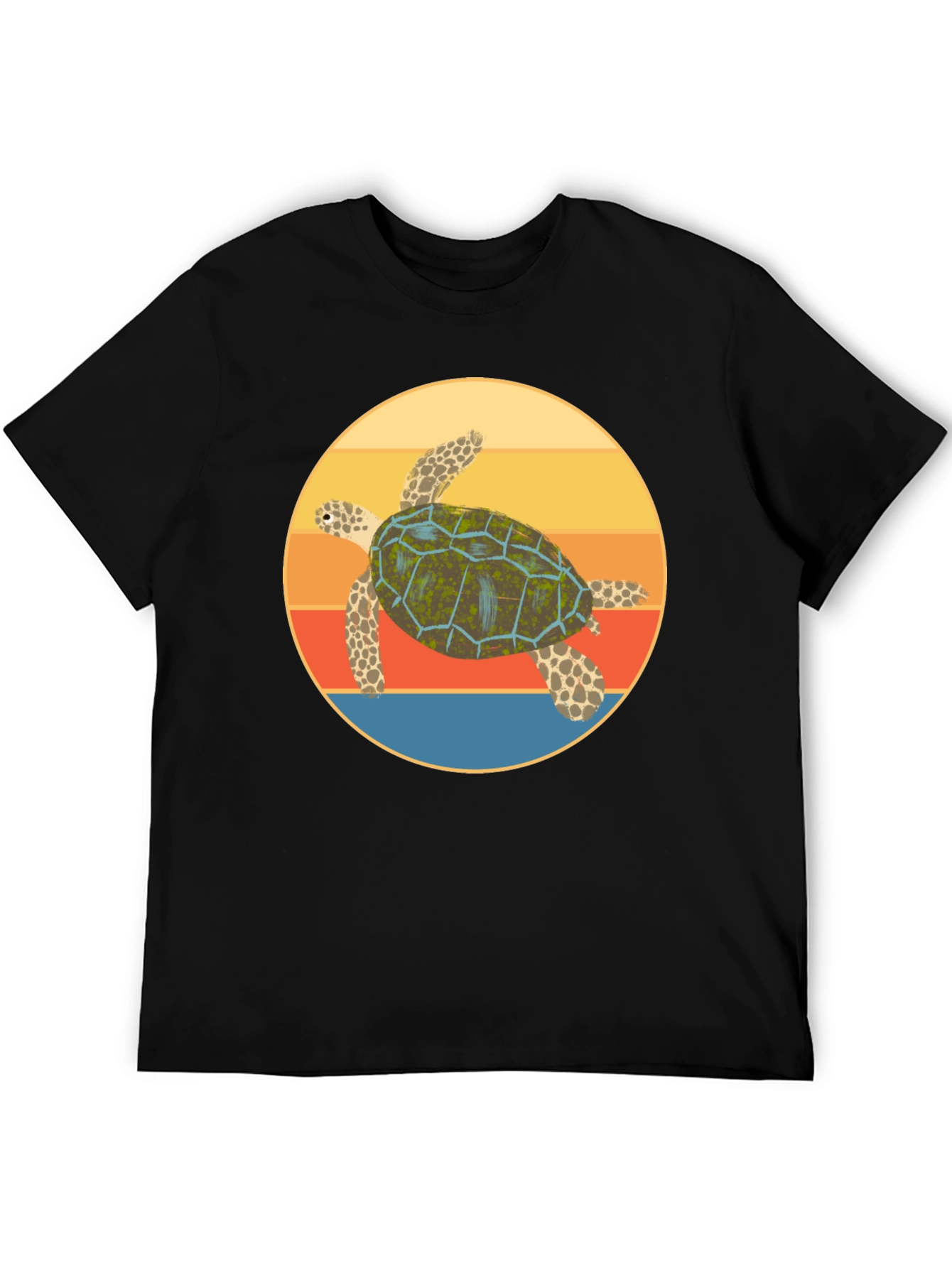 Retro Turtle Graphic Tee - Cool Comfort Fit