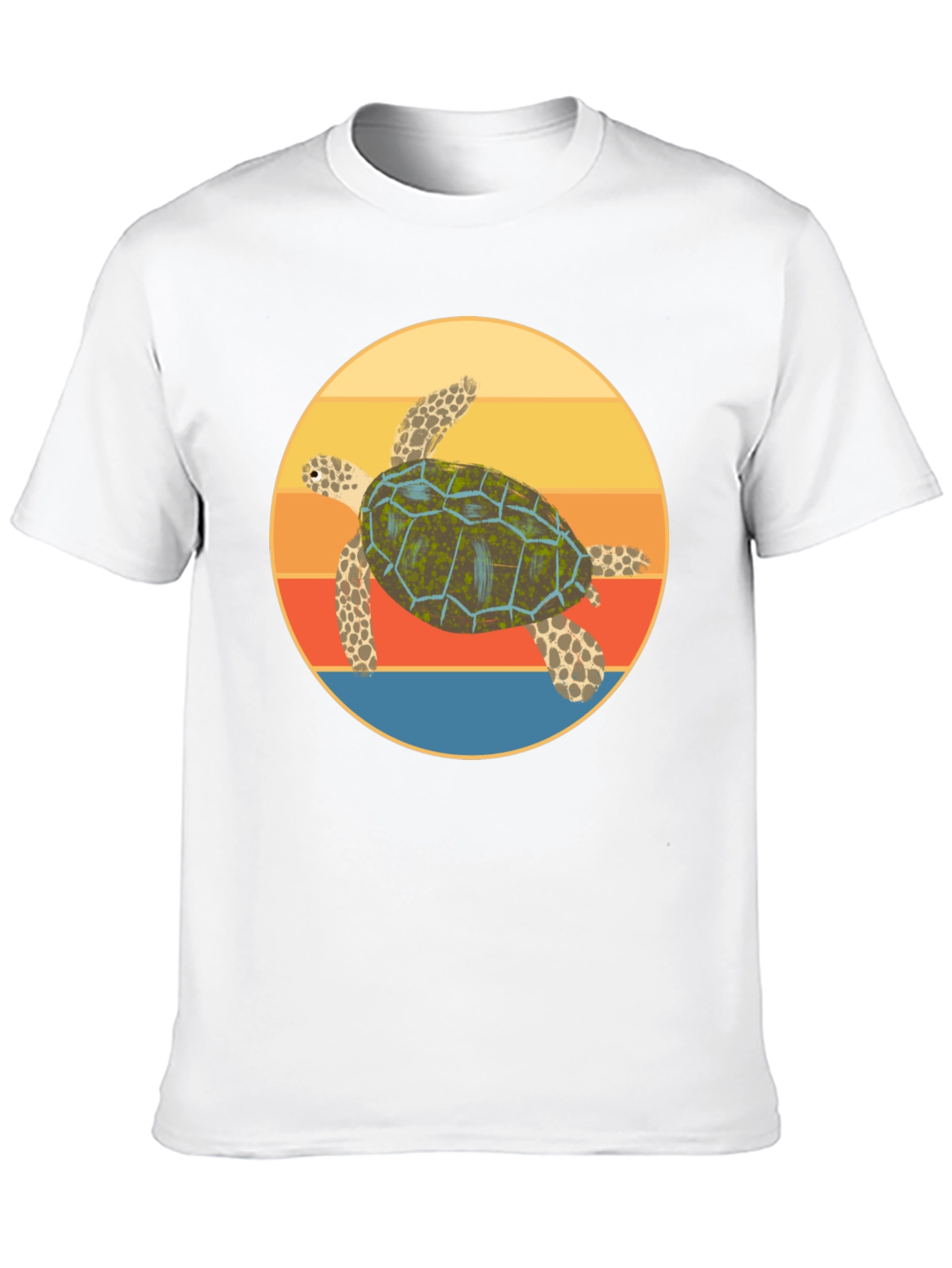 Retro Turtle Graphic Tee - Cool Comfort Fit