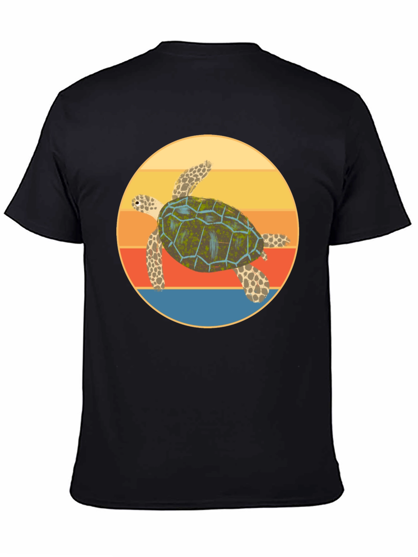 Retro Turtle Graphic Tee - Cool Comfort Fit