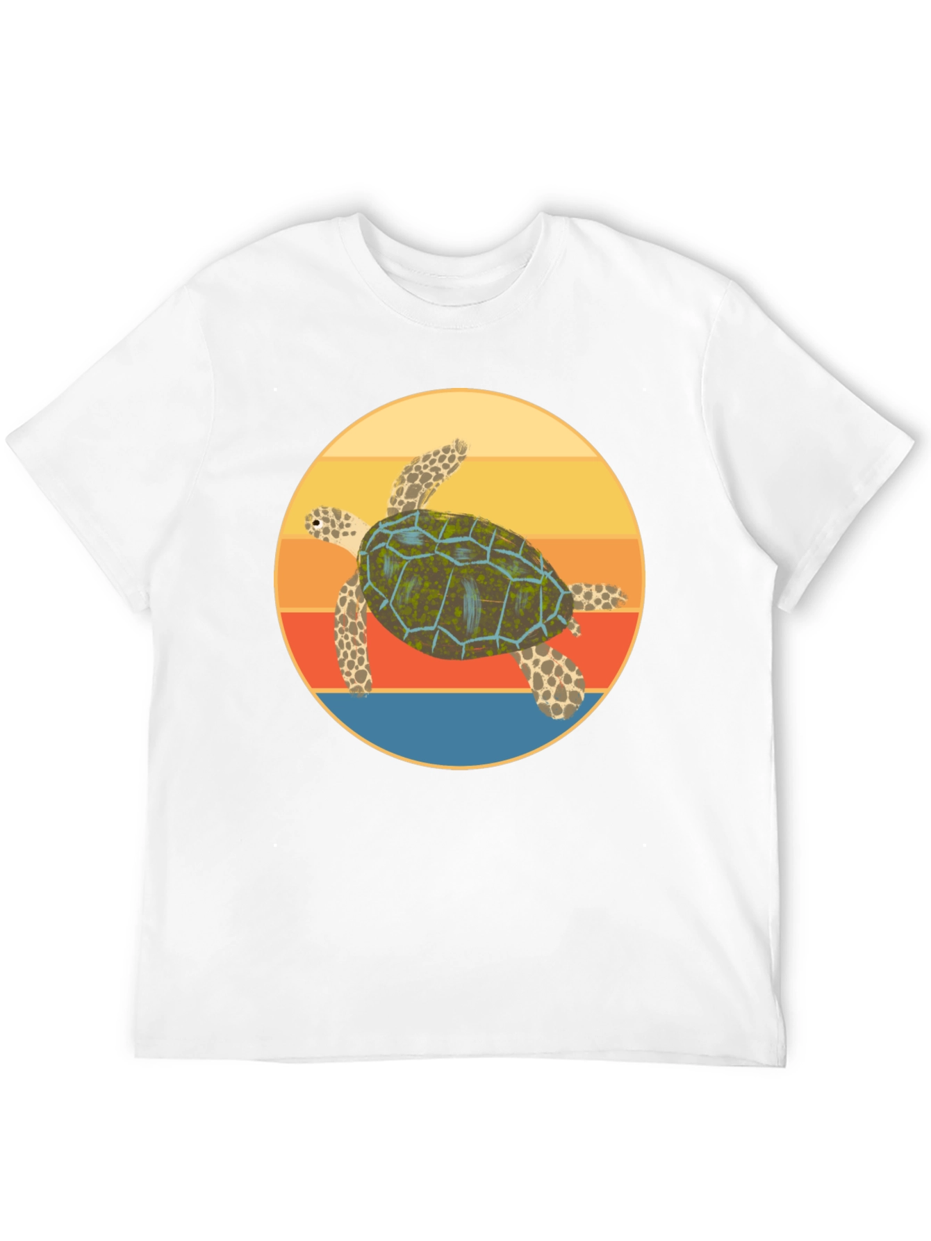 Retro Turtle Graphic Tee - Cool Comfort Fit