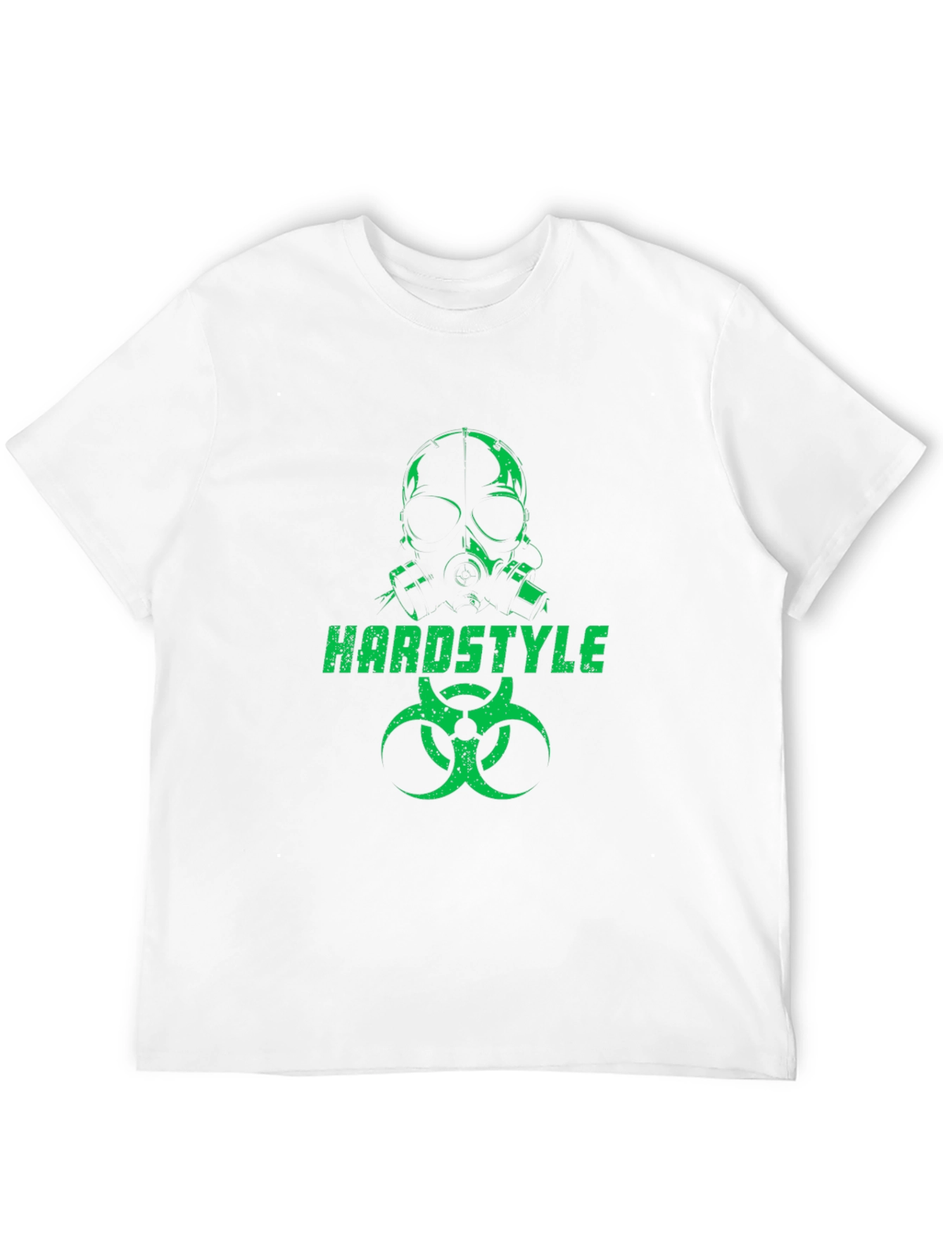 Hardstyle Gas Mask Graphic Black T-Shirt