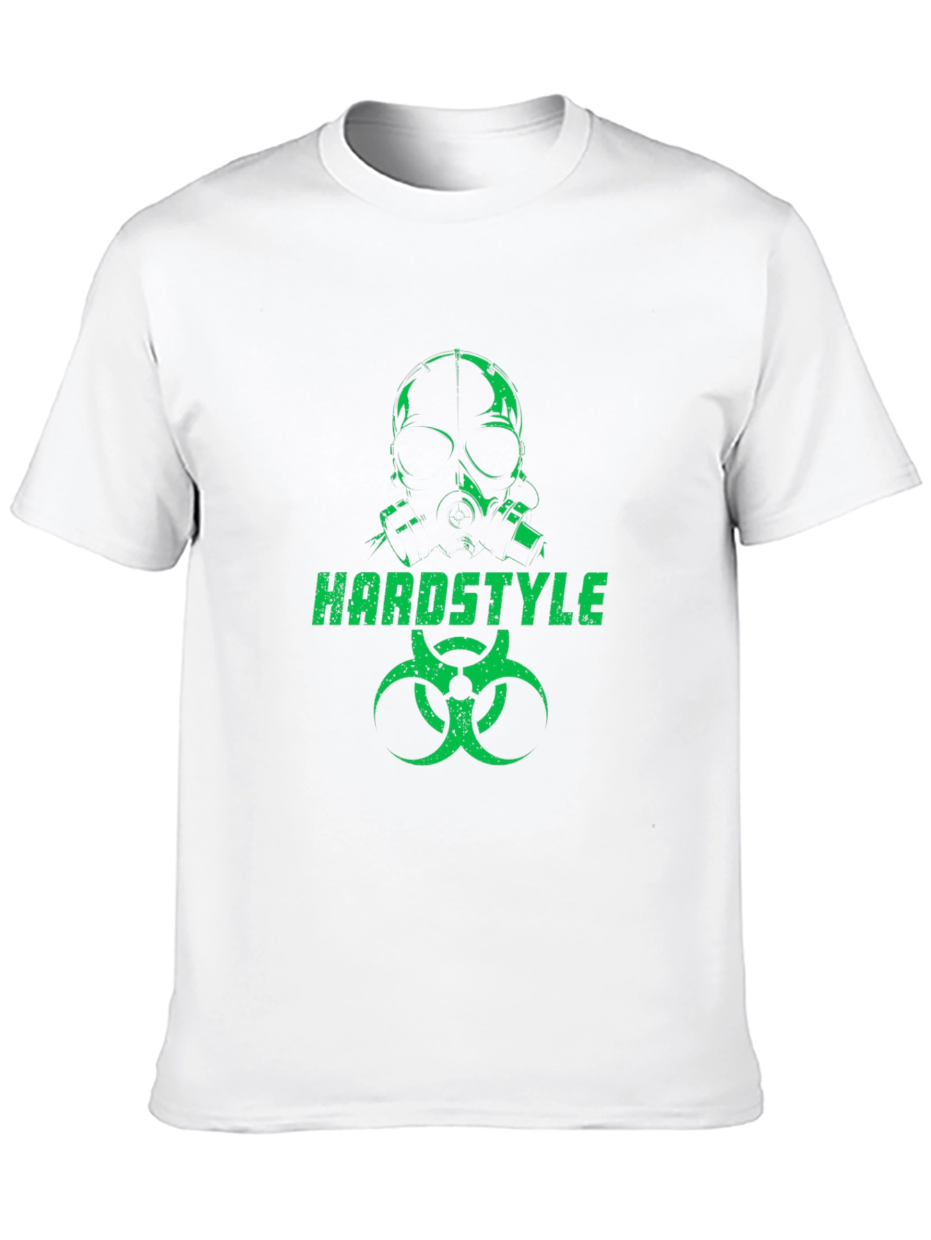 Hardstyle Gas Mask Graphic Black T-Shirt