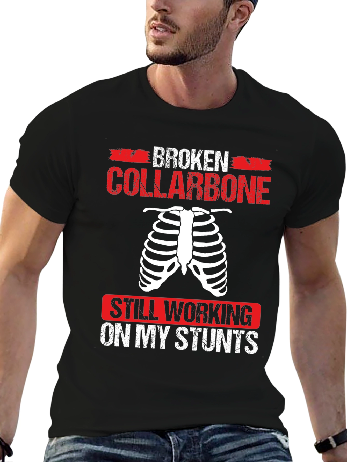 Broken Collarbone Stunt T-Shirt