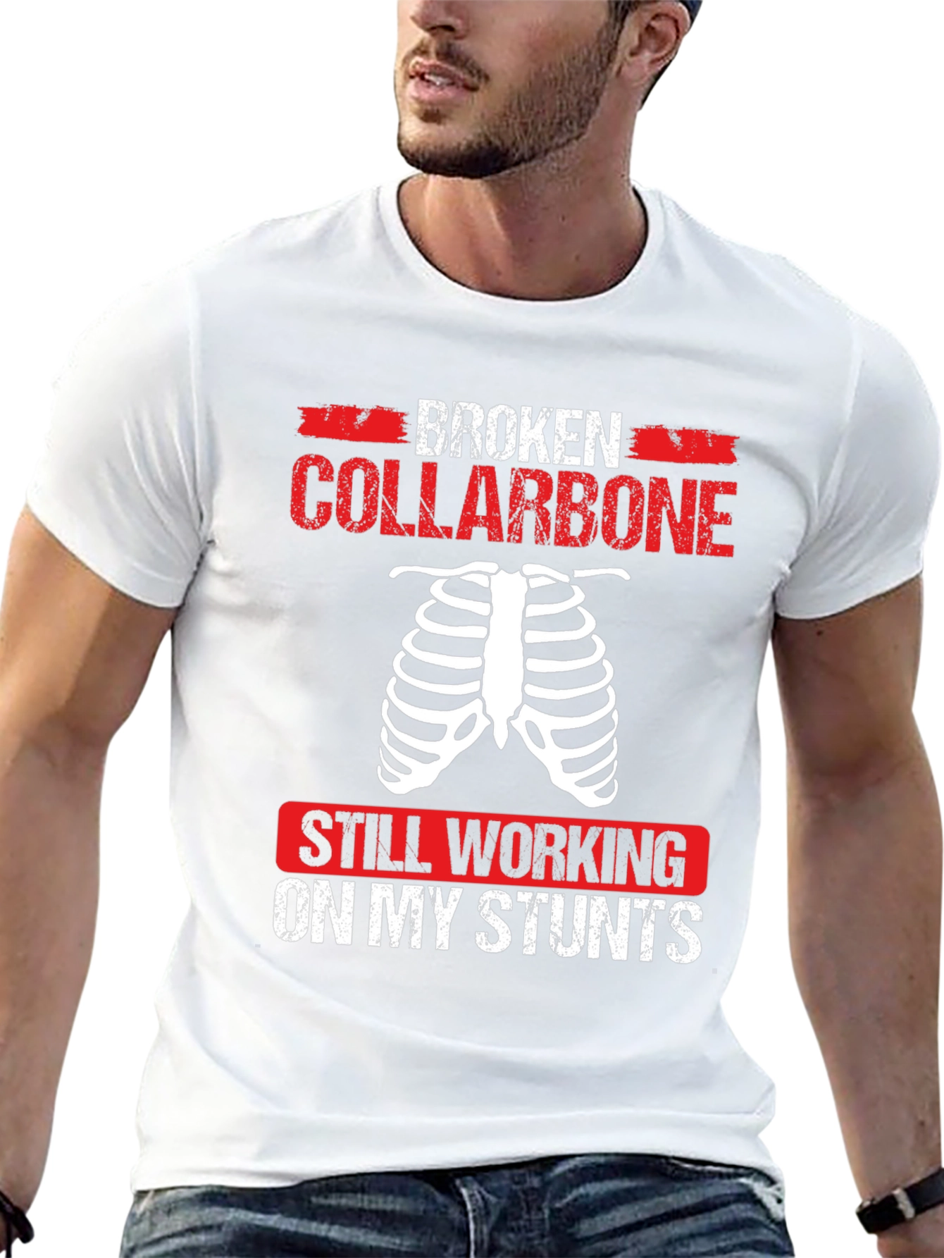 Broken Collarbone Stunt T-Shirt