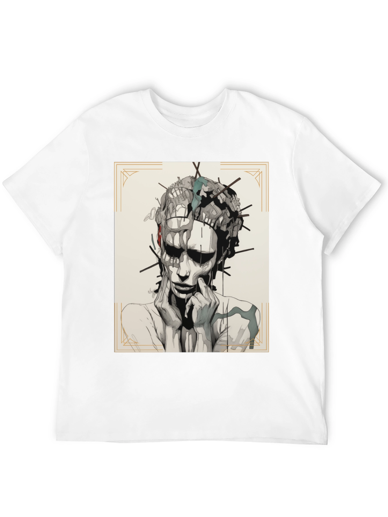 Abstract Art Graphic Print T-Shirt