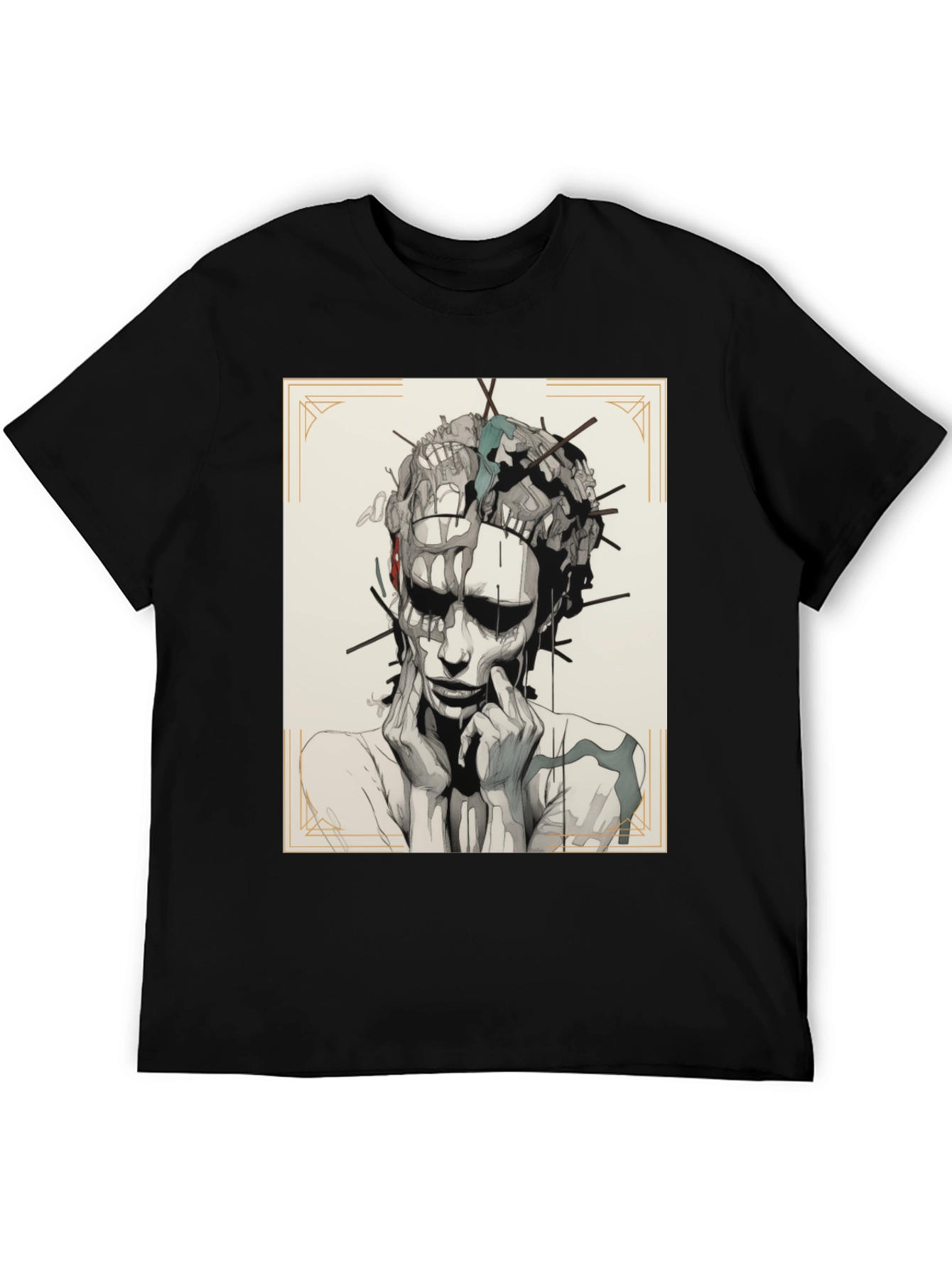 Abstract Art Graphic Print T-Shirt