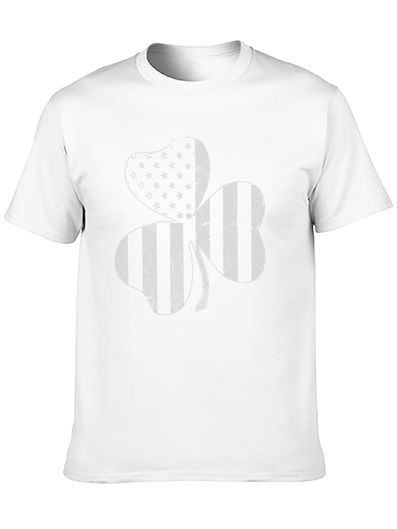 American Shamrock Graphic Tee - Patriotic Irish Pride