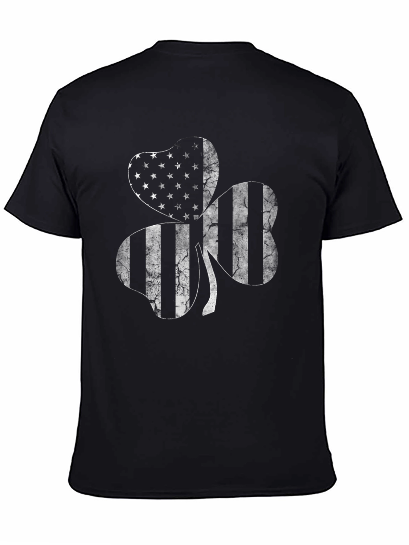 American Shamrock Graphic Tee - Patriotic Irish Pride