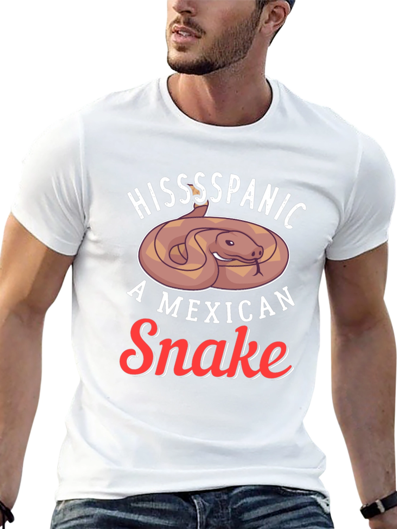 Hissspanic Mexican Snake Graphic Tee