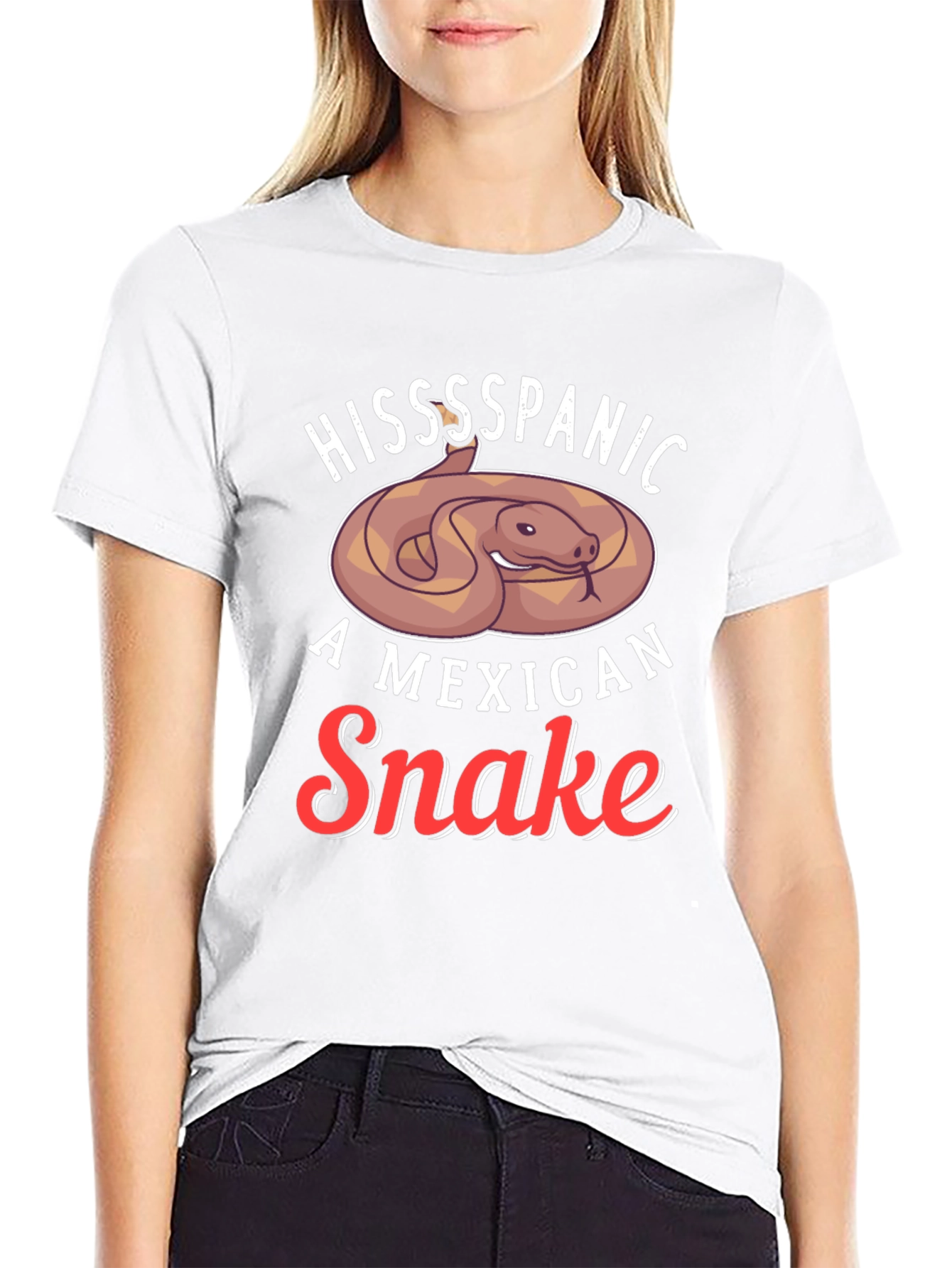 Hissspanic Mexican Snake Graphic Tee