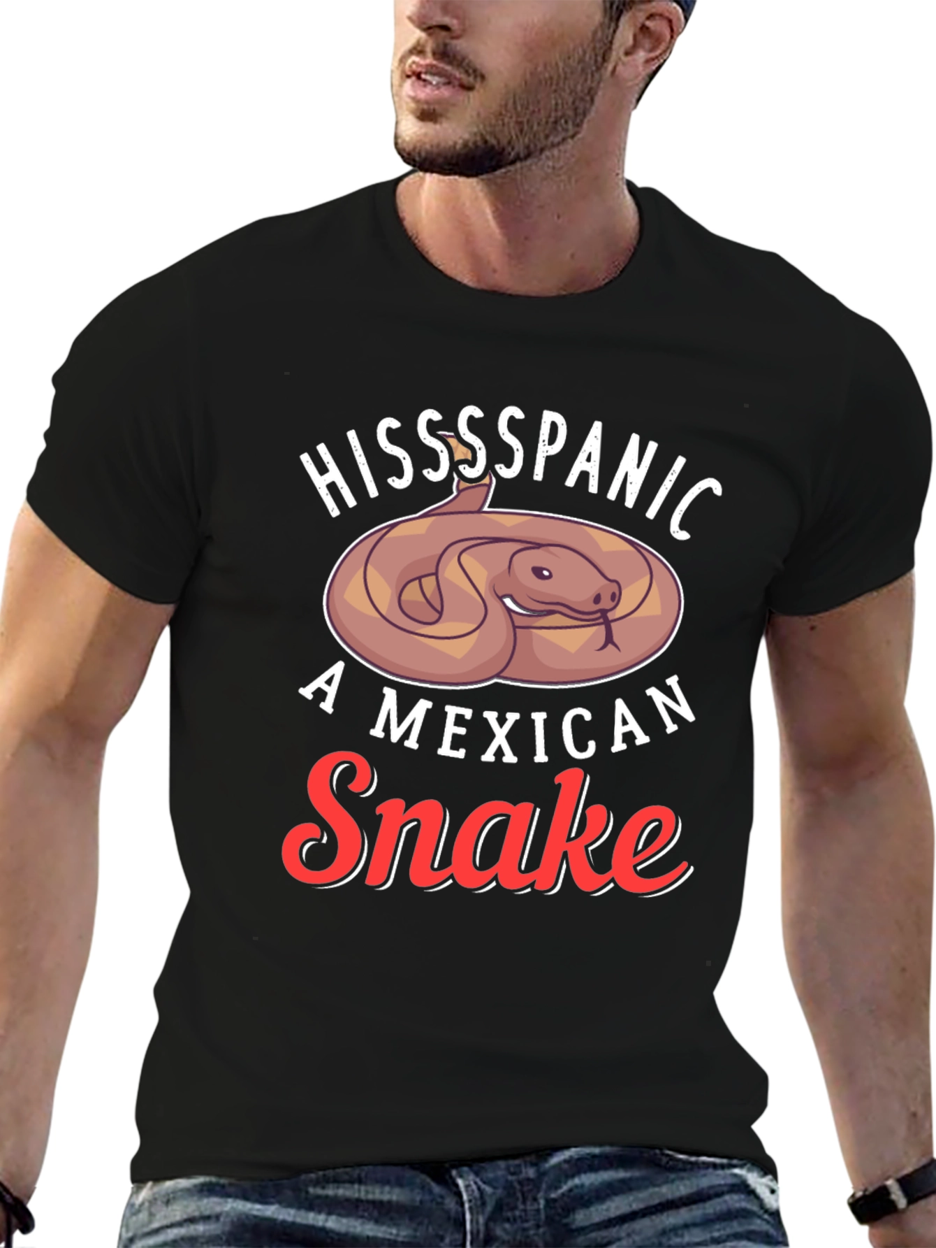 Hissspanic Mexican Snake Graphic Tee