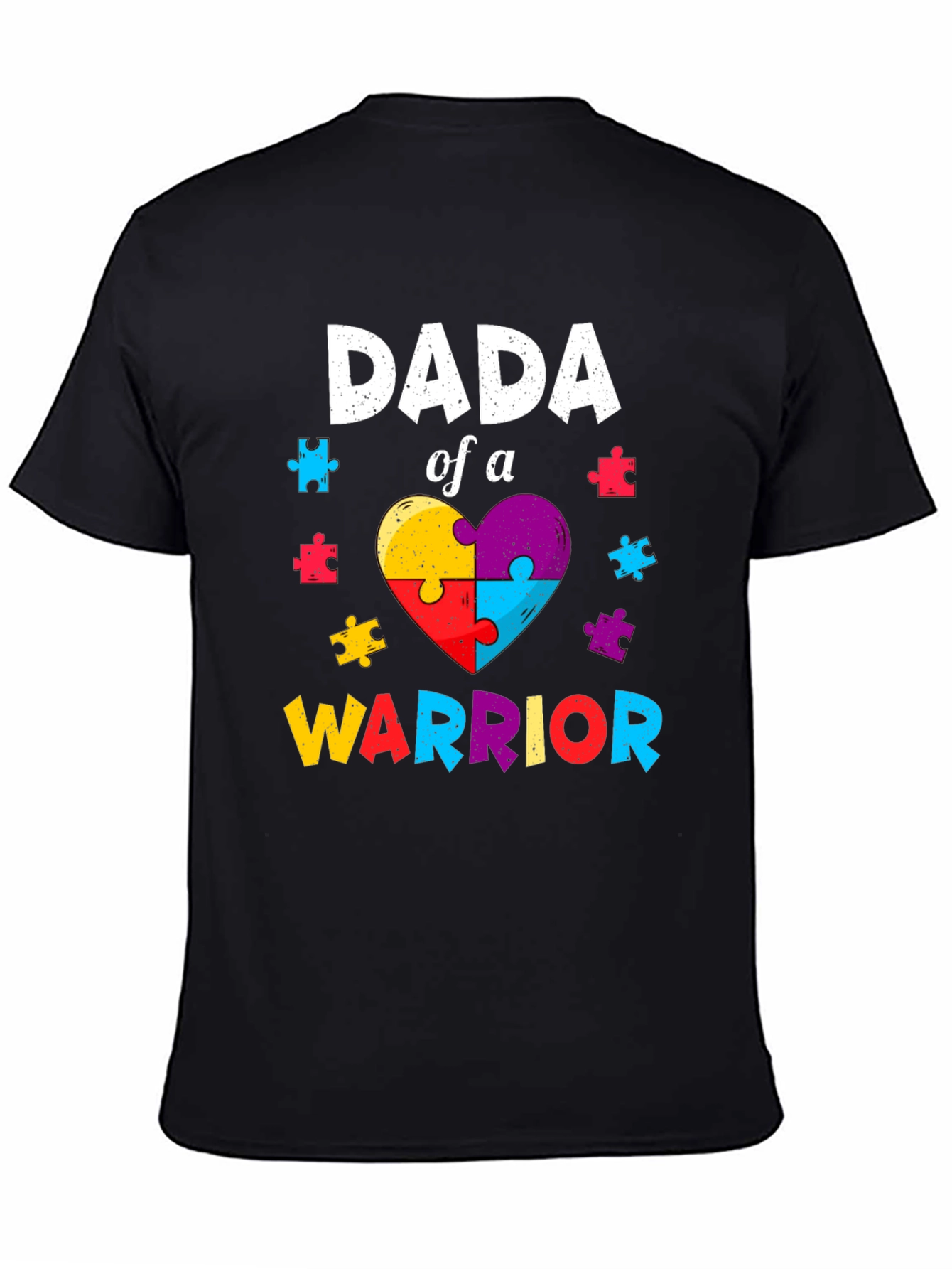 Dada of a Warrior T-Shirt Autism Awareness