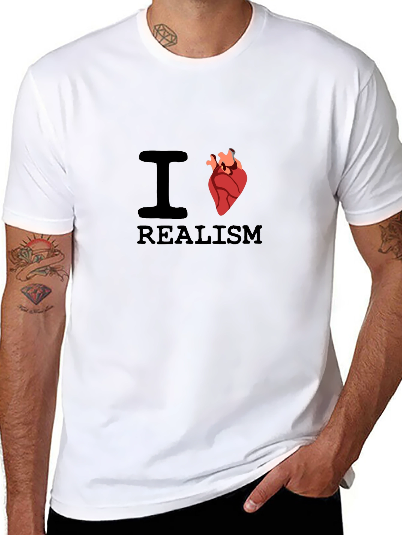 I Heart Realism Graphic T-Shirt