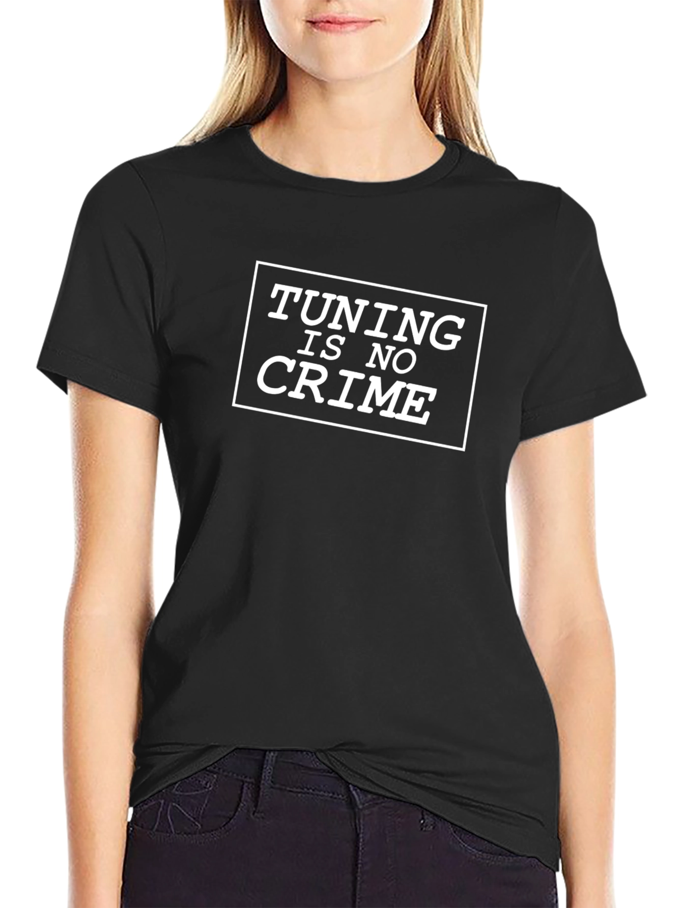 Tuning is No Crime T-Shirt - Car Enthusiast Apparel