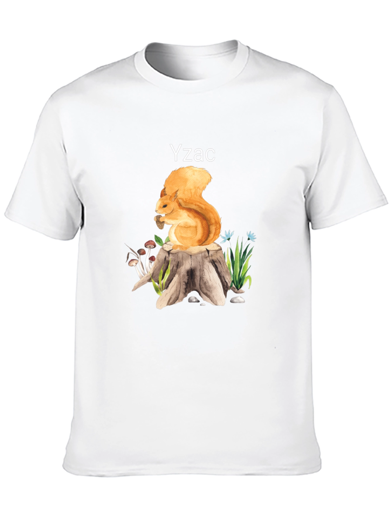 Squirrel on Stump Graphic Tee