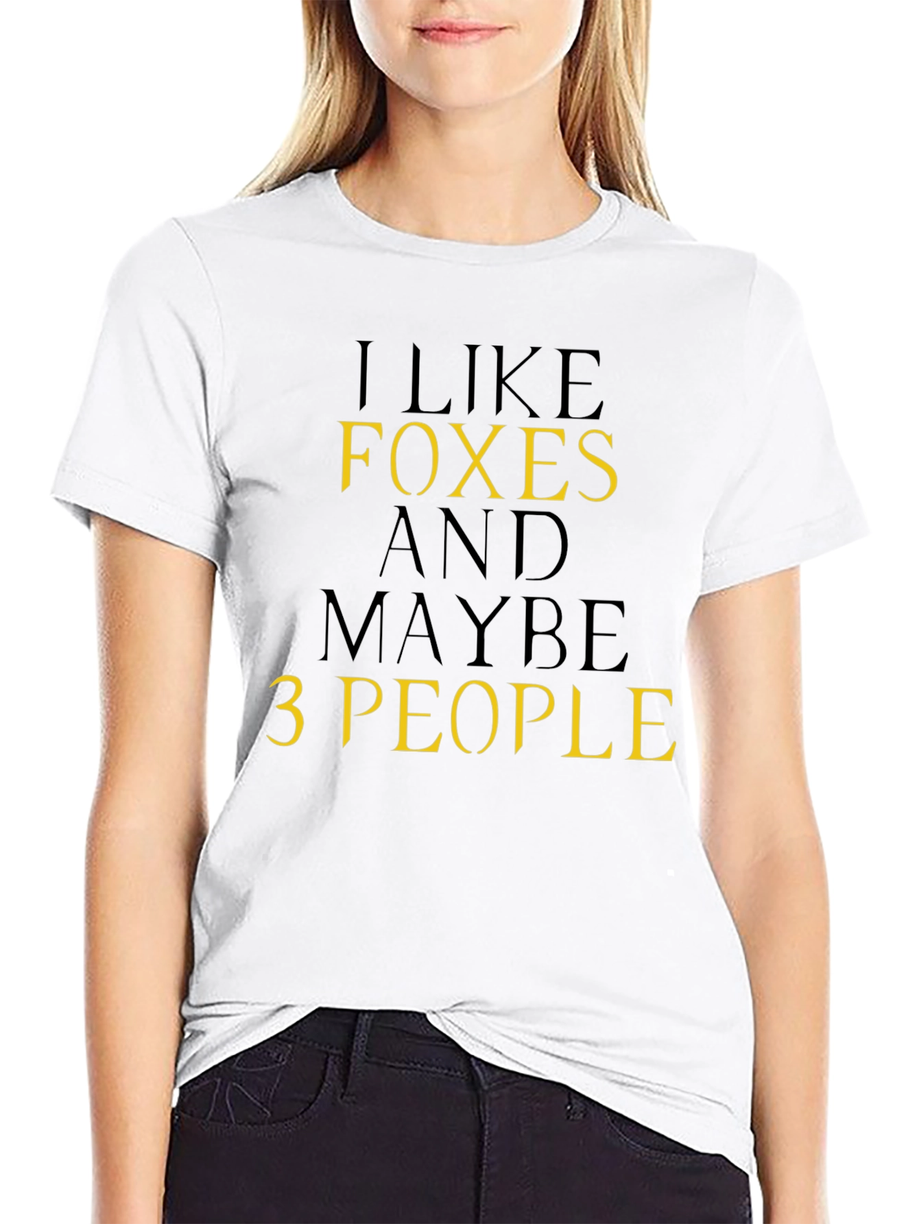 I Like Foxes T-Shirt Funny Sarcastic Tee