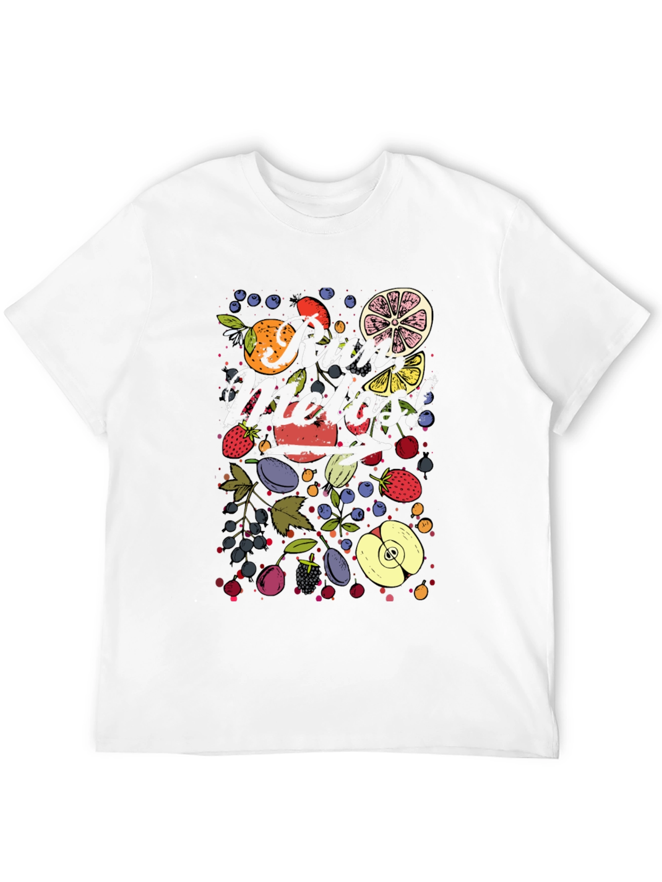 Run Melos T-Shirt: Fruit Design Graphic Tee
