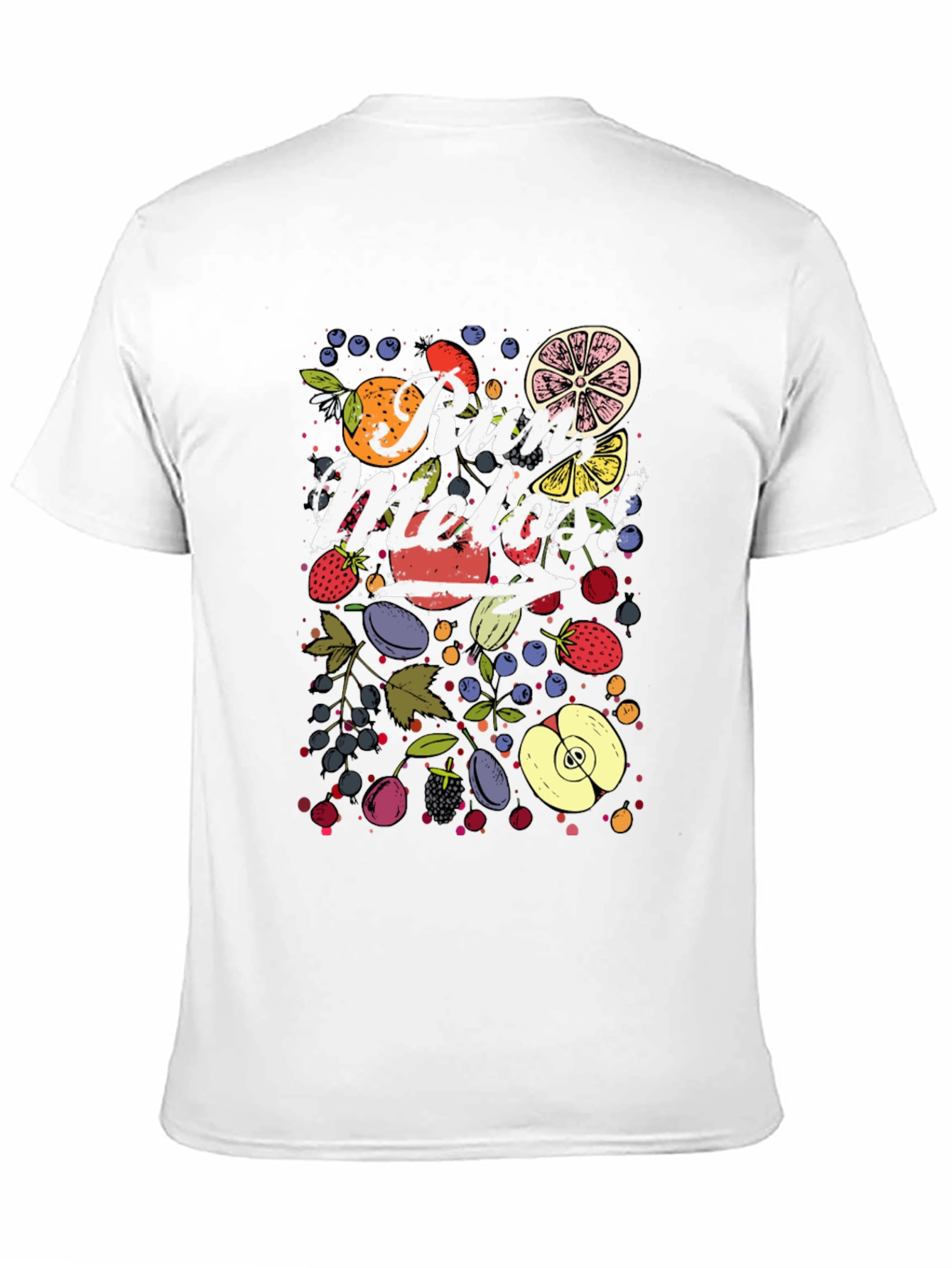 Run Melos T-Shirt: Fruit Design Graphic Tee