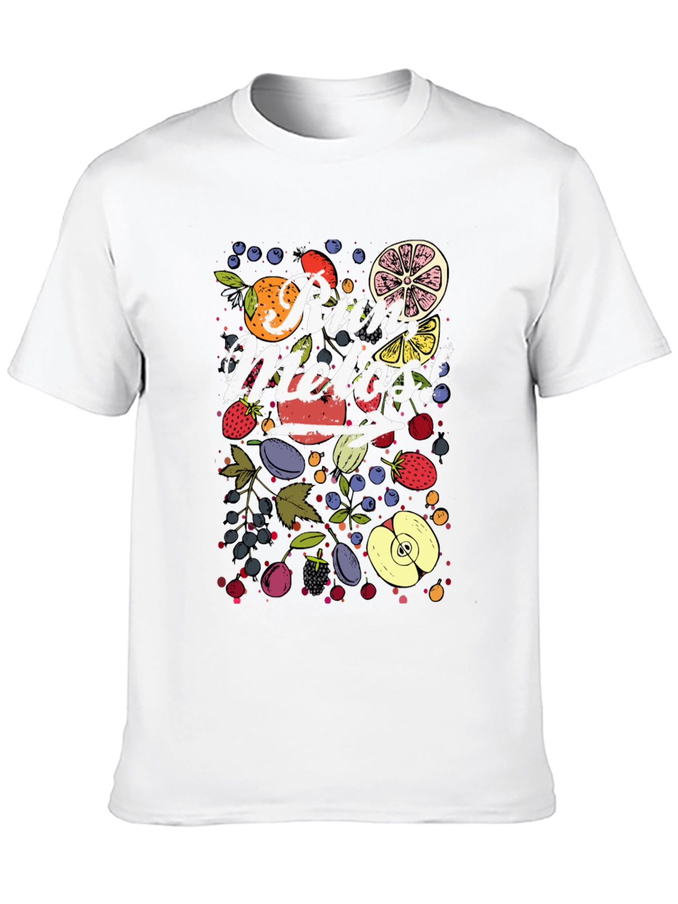 Run Melos T-Shirt: Fruit Design Graphic Tee