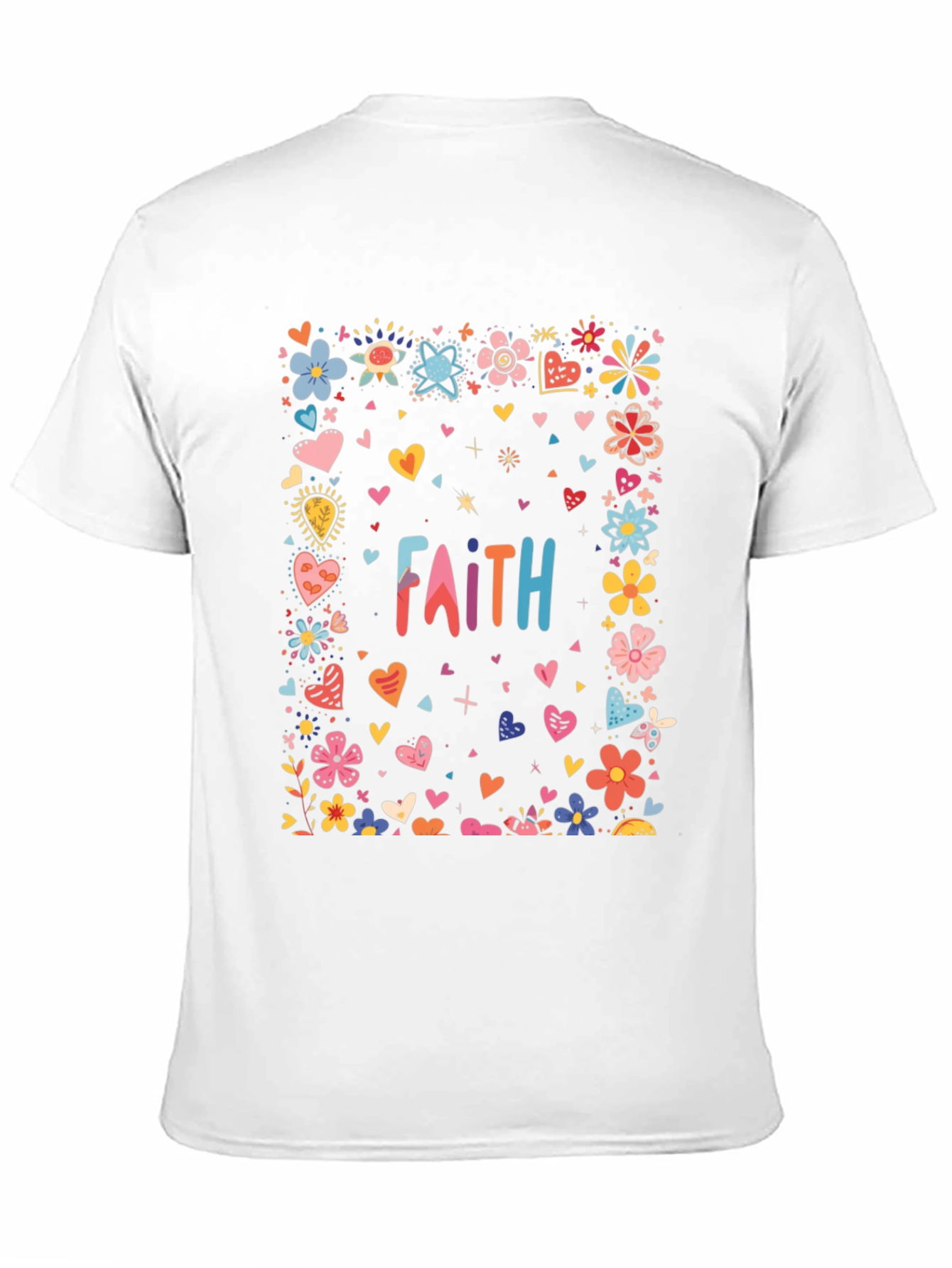 Faith Floral Heart T-Shirt