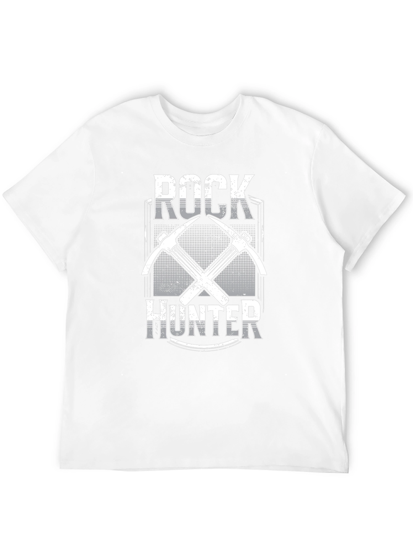 Rock Hunter Graphic Tee - Black Cotton T-Shirt