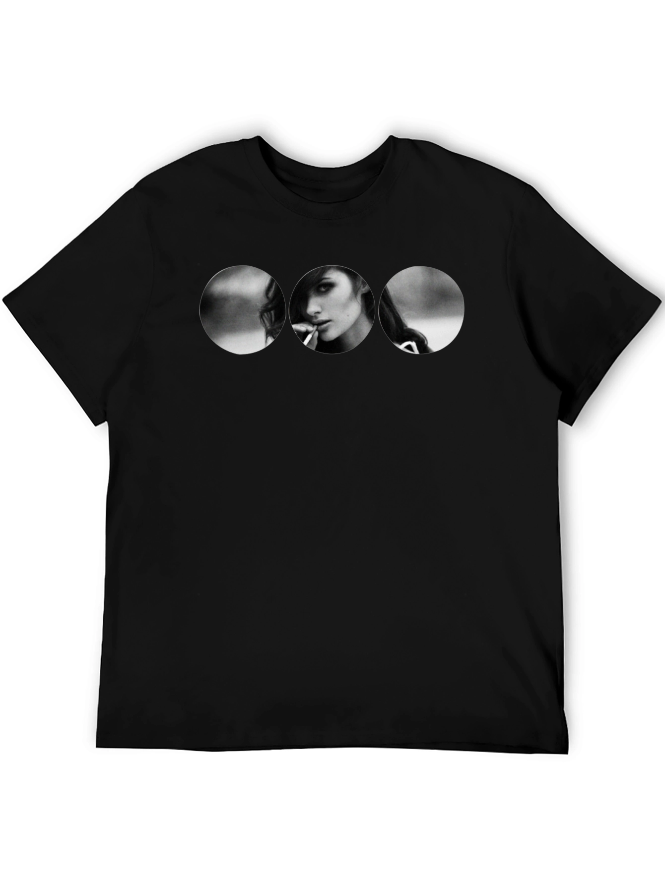 Black Graphic Tee - Keira Knightley