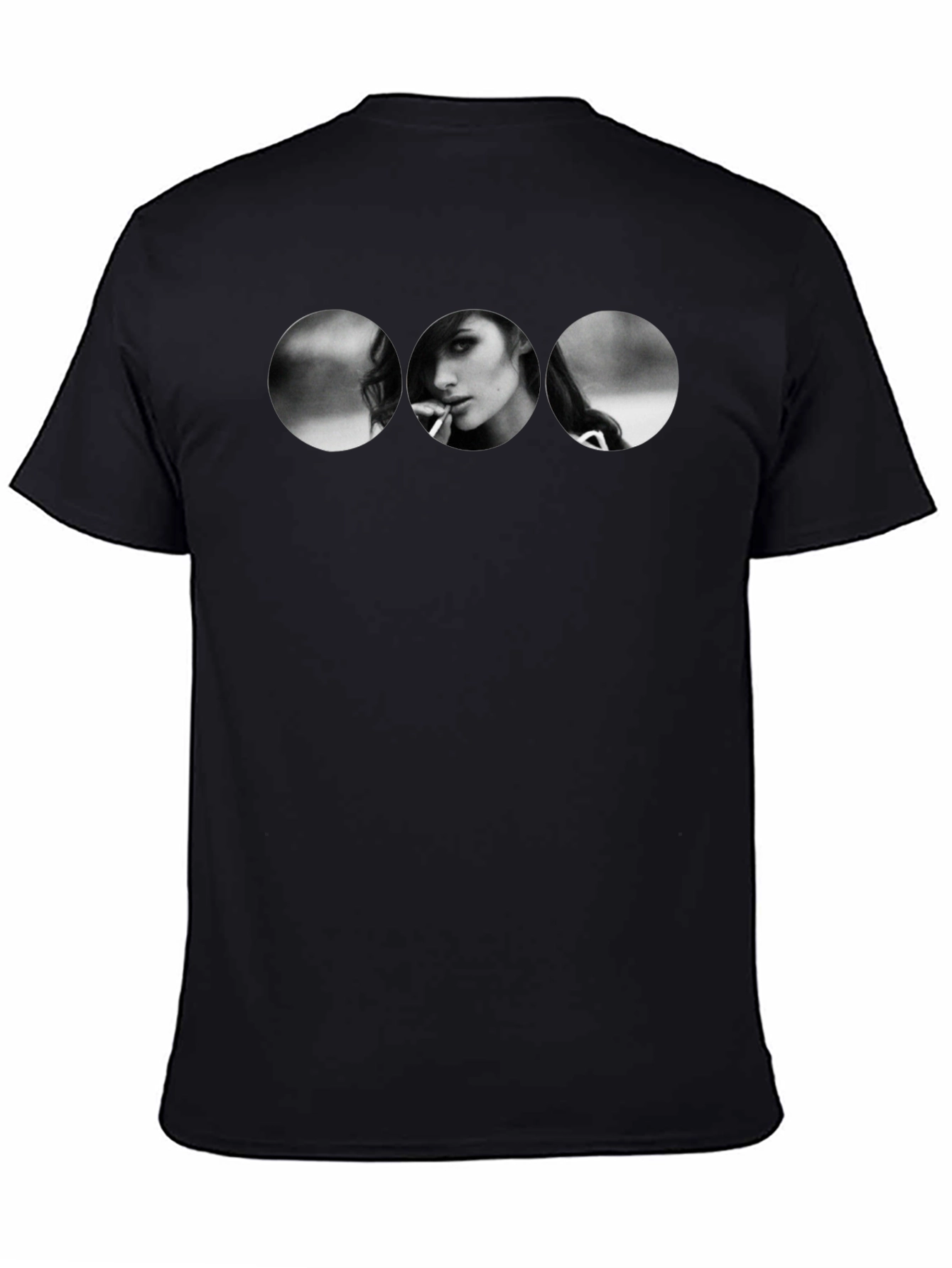 Black Graphic Tee - Keira Knightley