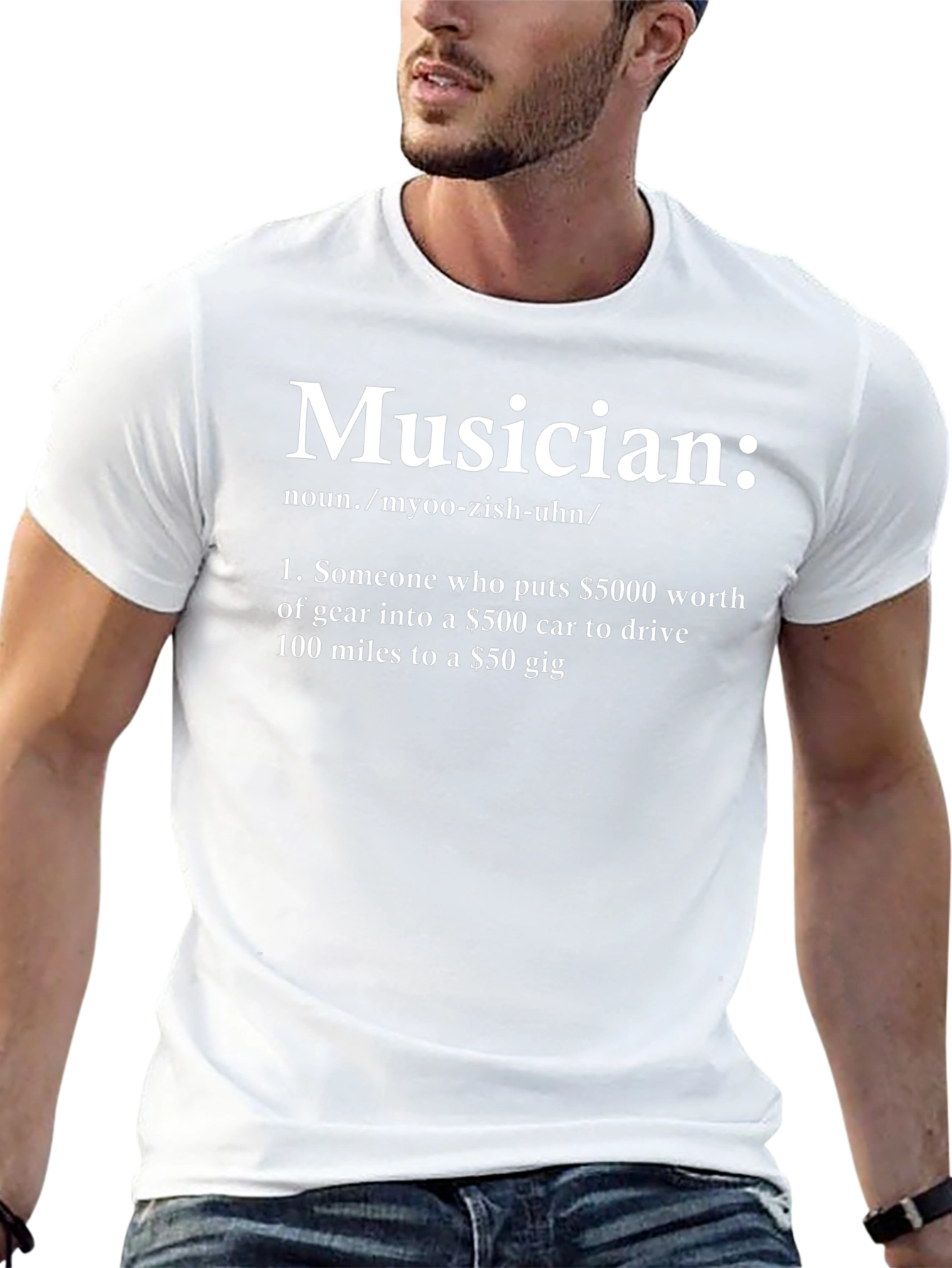 Musician Definition T-Shirt - Funny Music Lover Tee