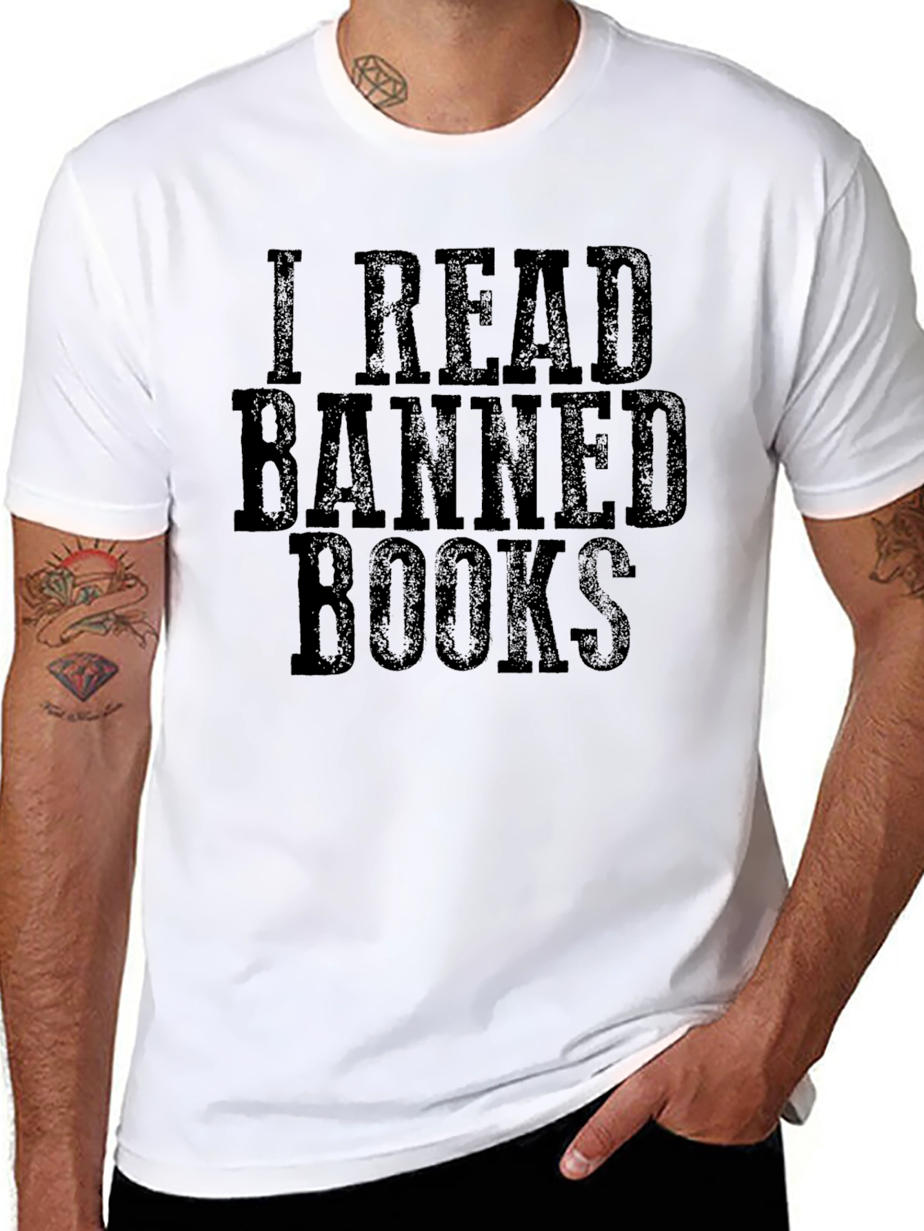 I Read Banned Books T-Shirt - Bold Statement Tee