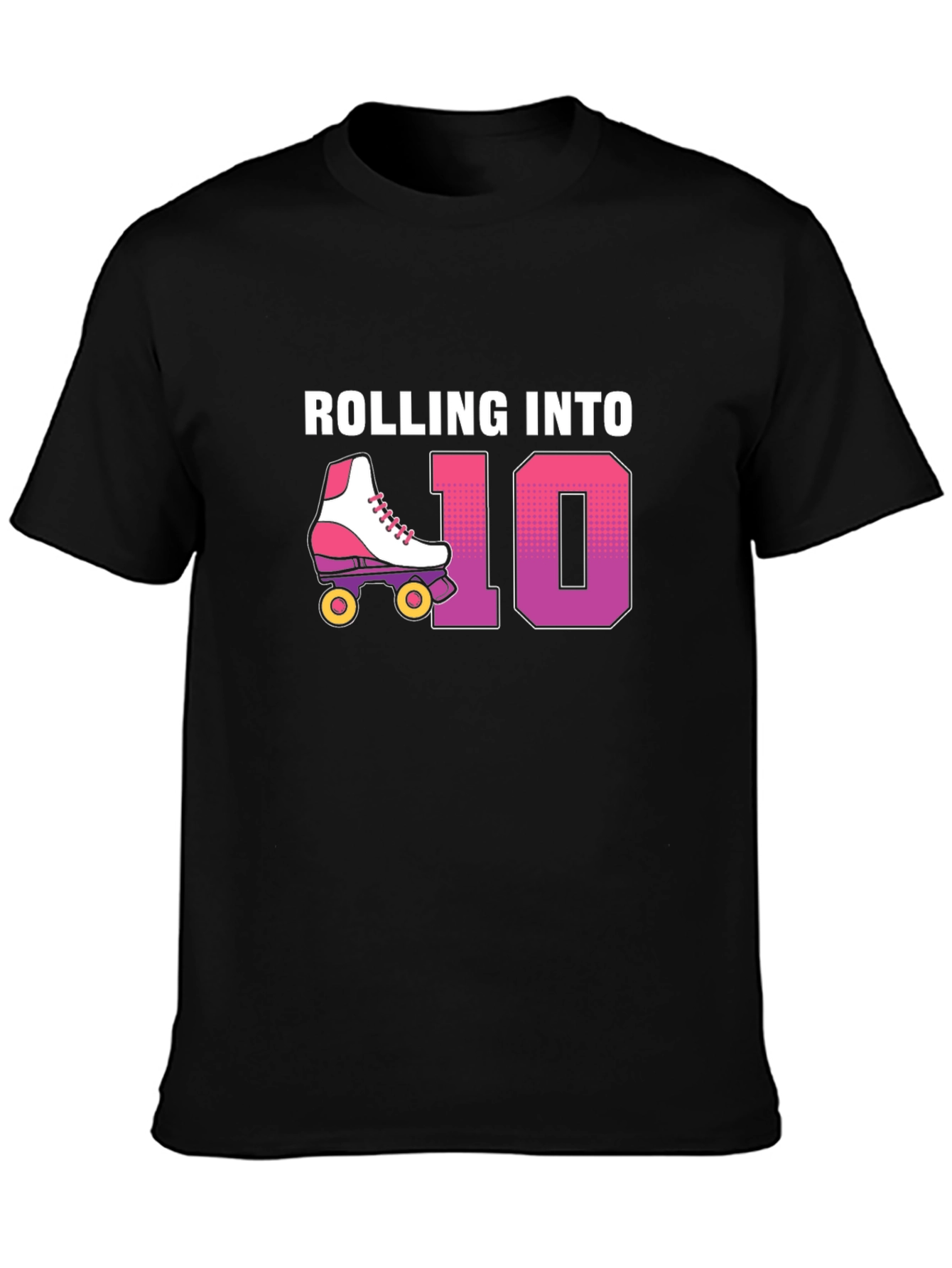 Rolling Into 10th Birthday T-Shirt