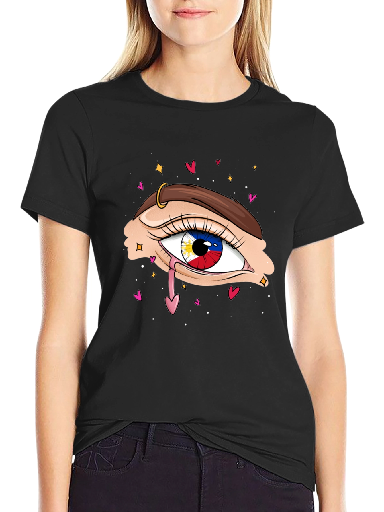 Eye Graphic Tee - Unique Design