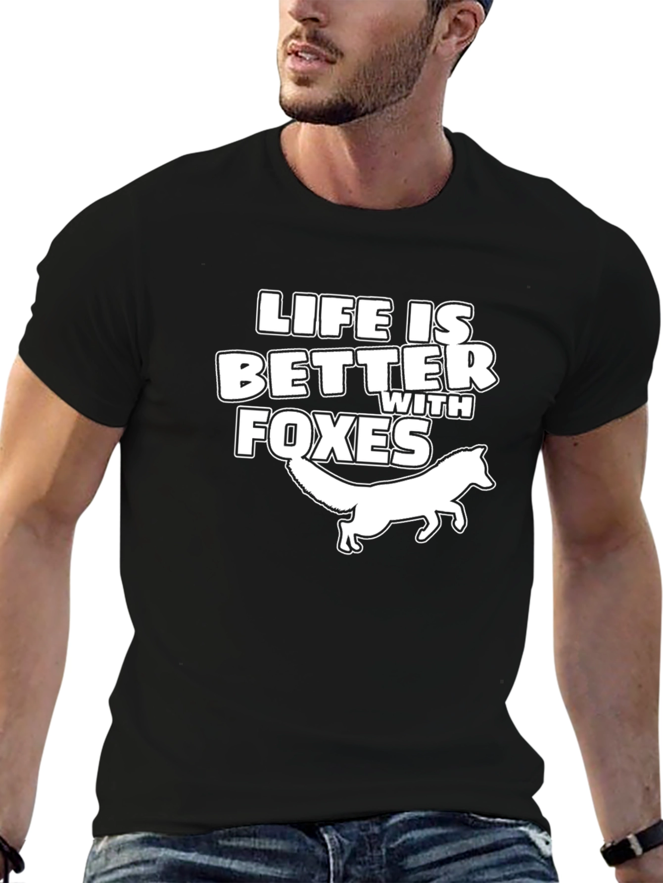 Life is Better with Foxes T-Shirt