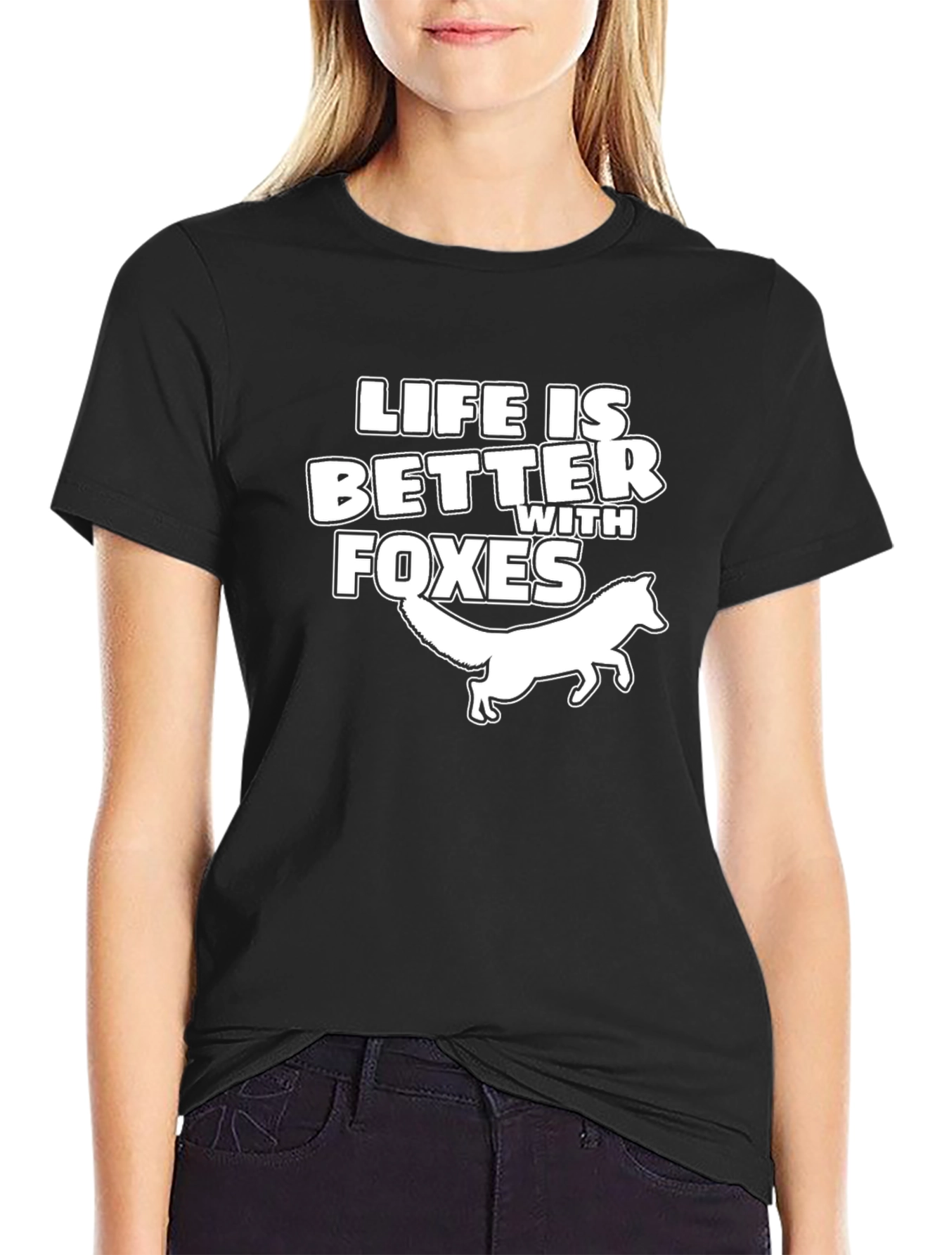 Life is Better with Foxes T-Shirt