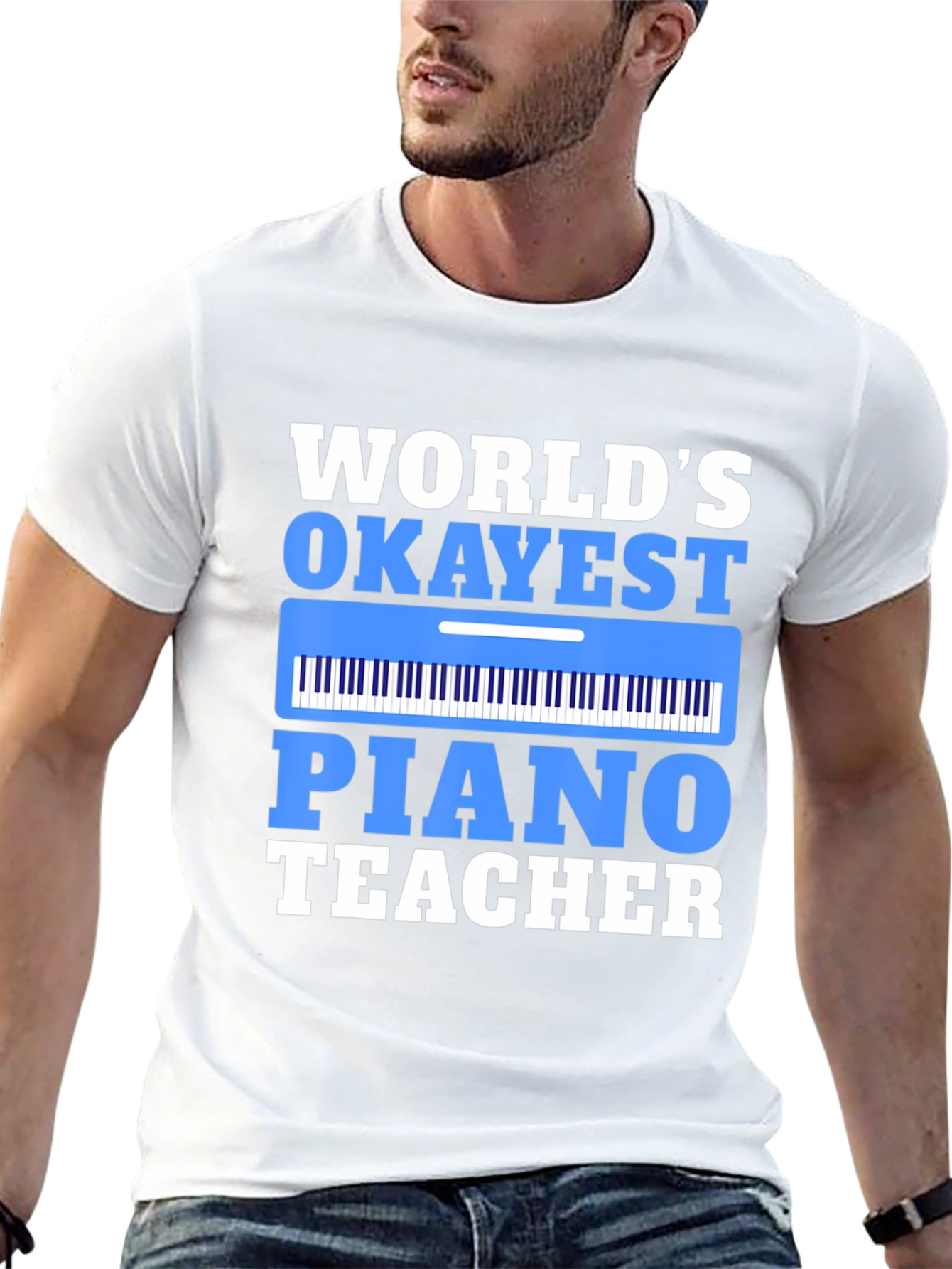 Worlds Okayest Piano Teacher T-Shirt