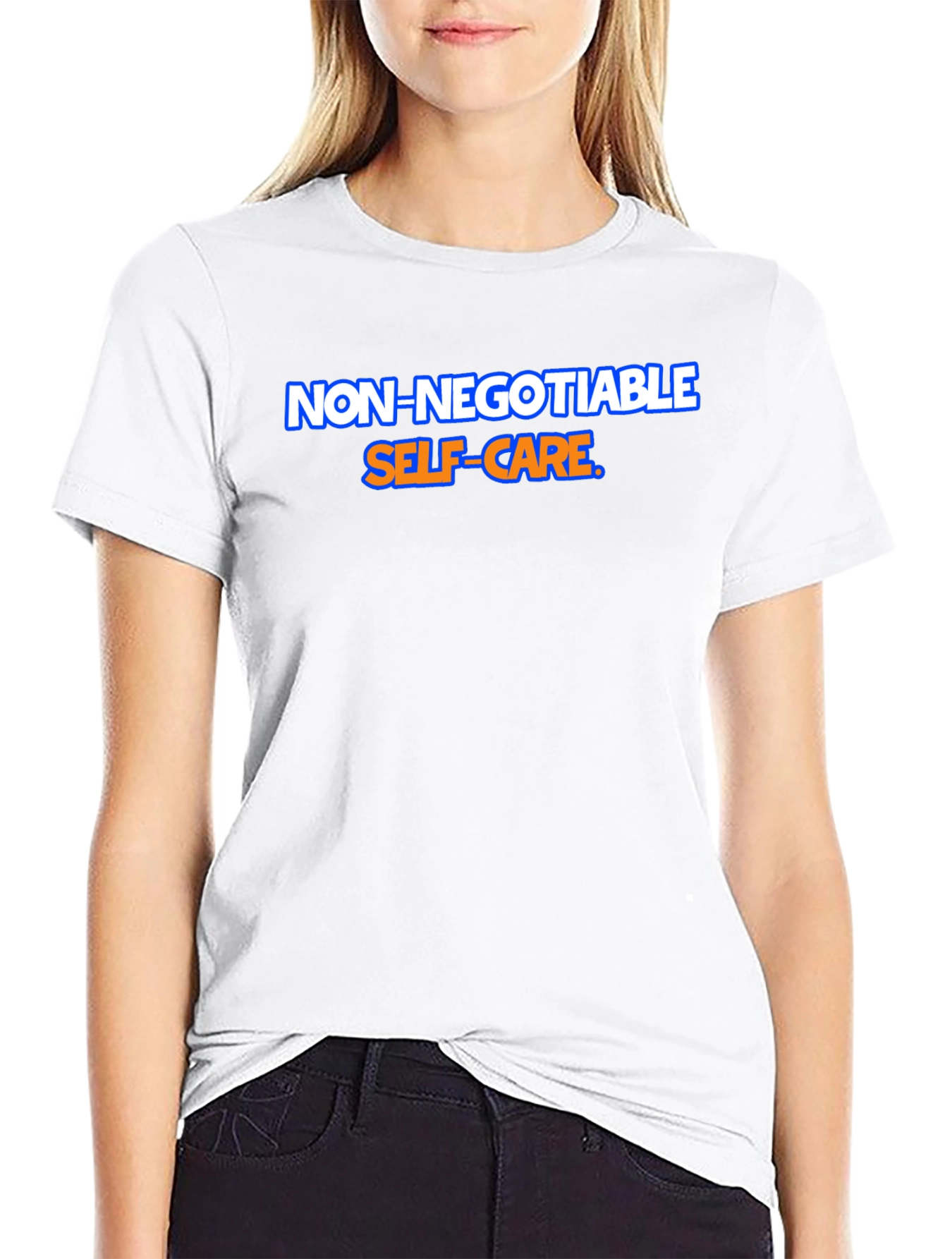 Non-Negotiable Self-Care Graphic Tee - Black