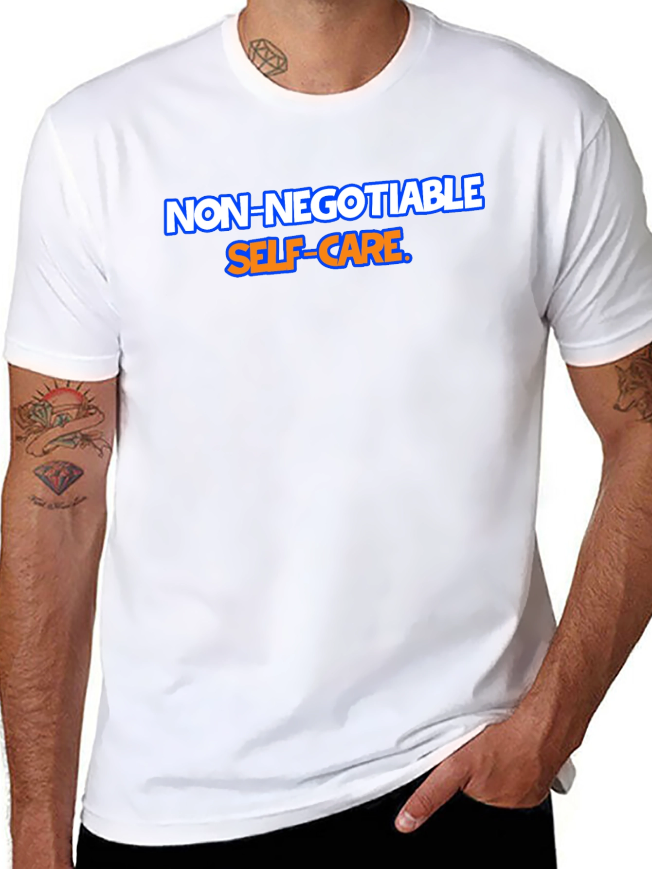 Non-Negotiable Self-Care Graphic Tee - Black