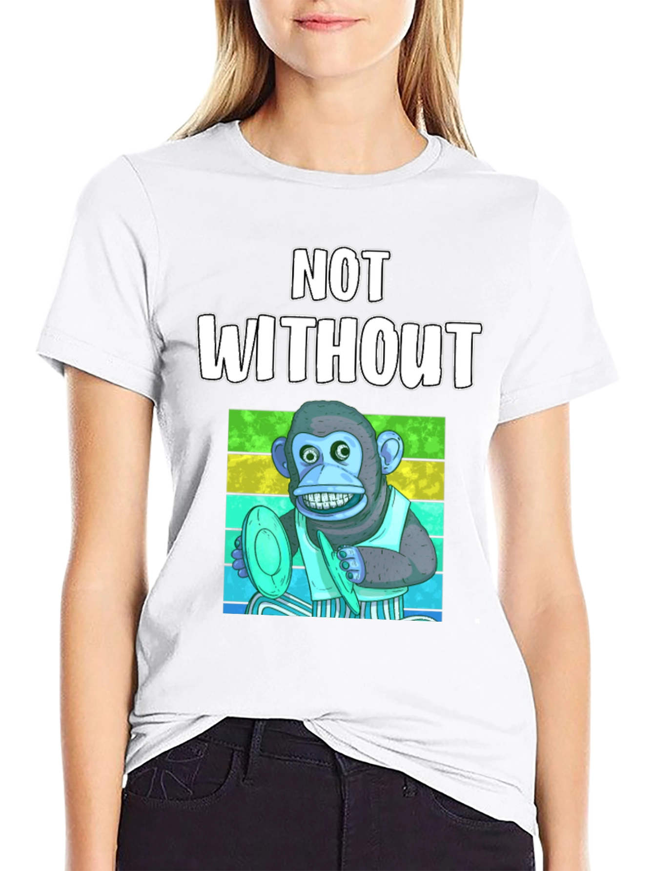 Not Without Monkey T-Shirt - Funny Musician Tee