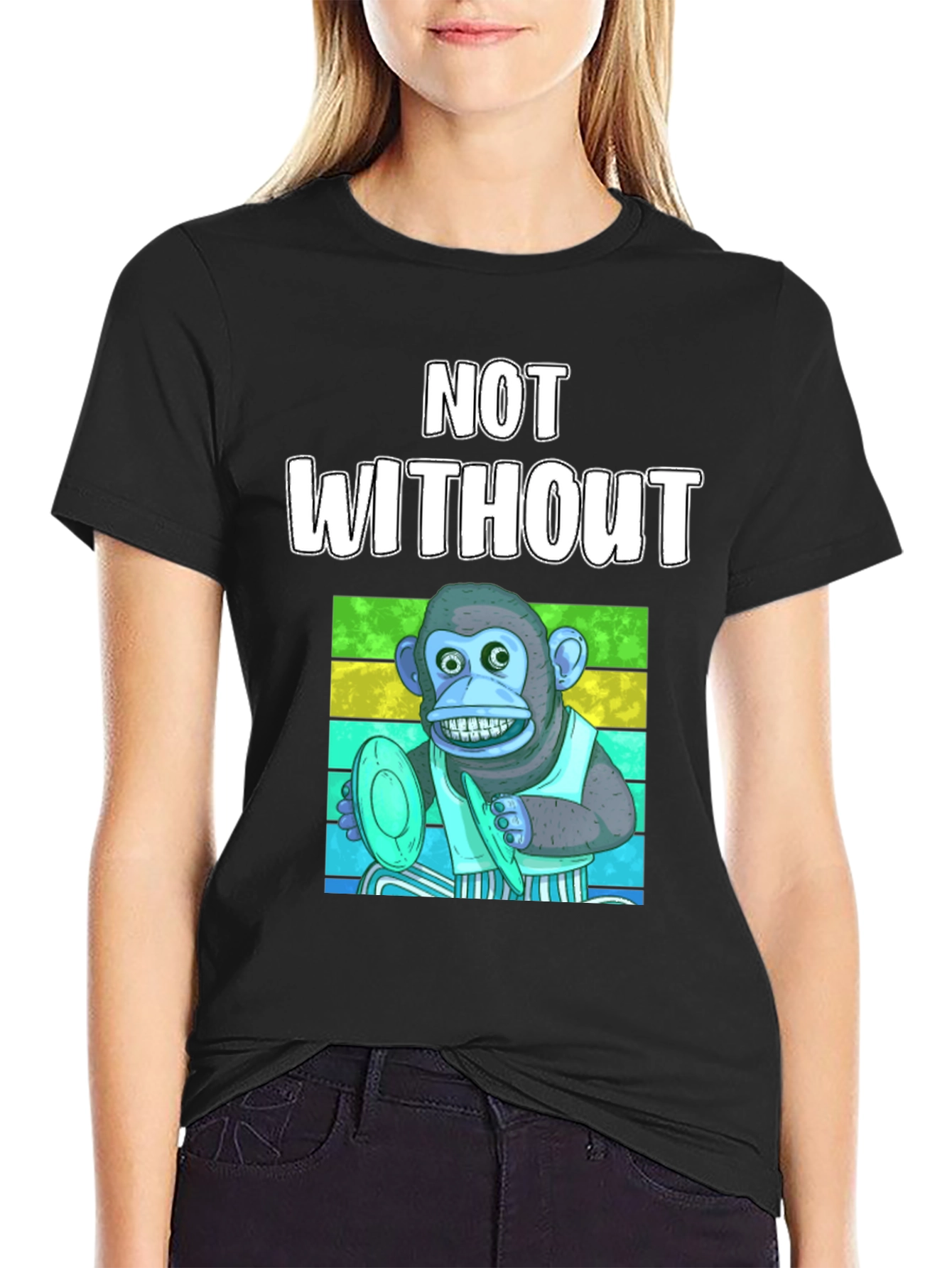 Not Without Monkey T-Shirt - Funny Musician Tee