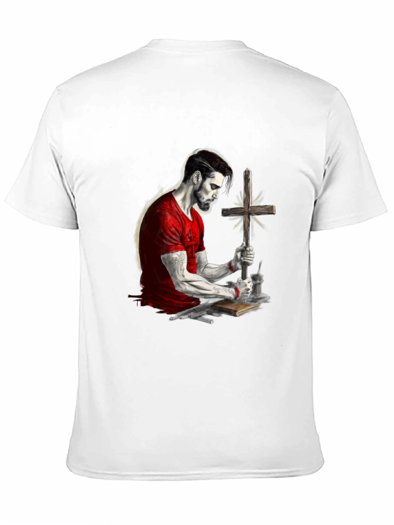 Faithful Man Graphic Tee - Black