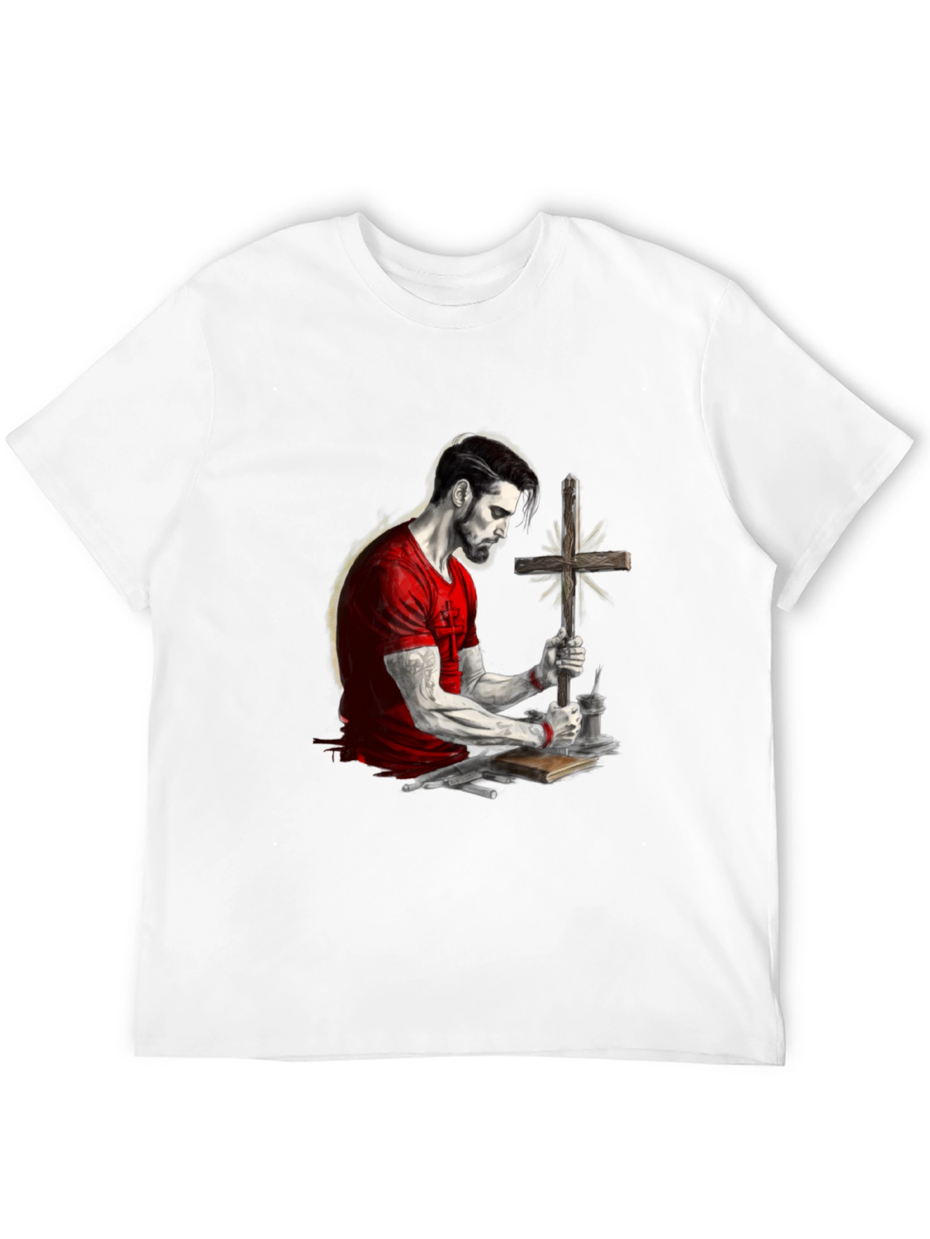 Faithful Man Graphic Tee - Black