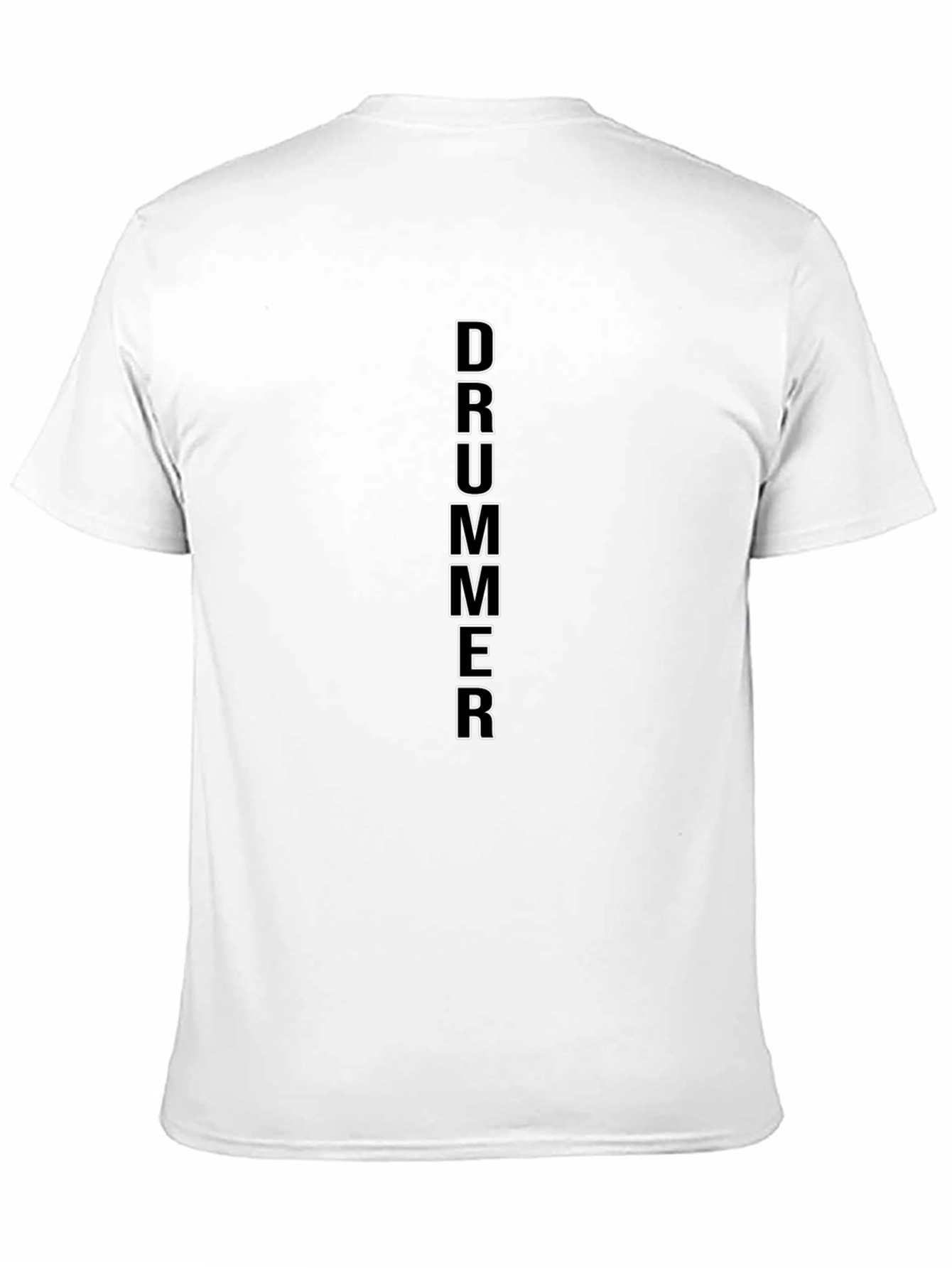 Drummer Graphic Black T-Shirt