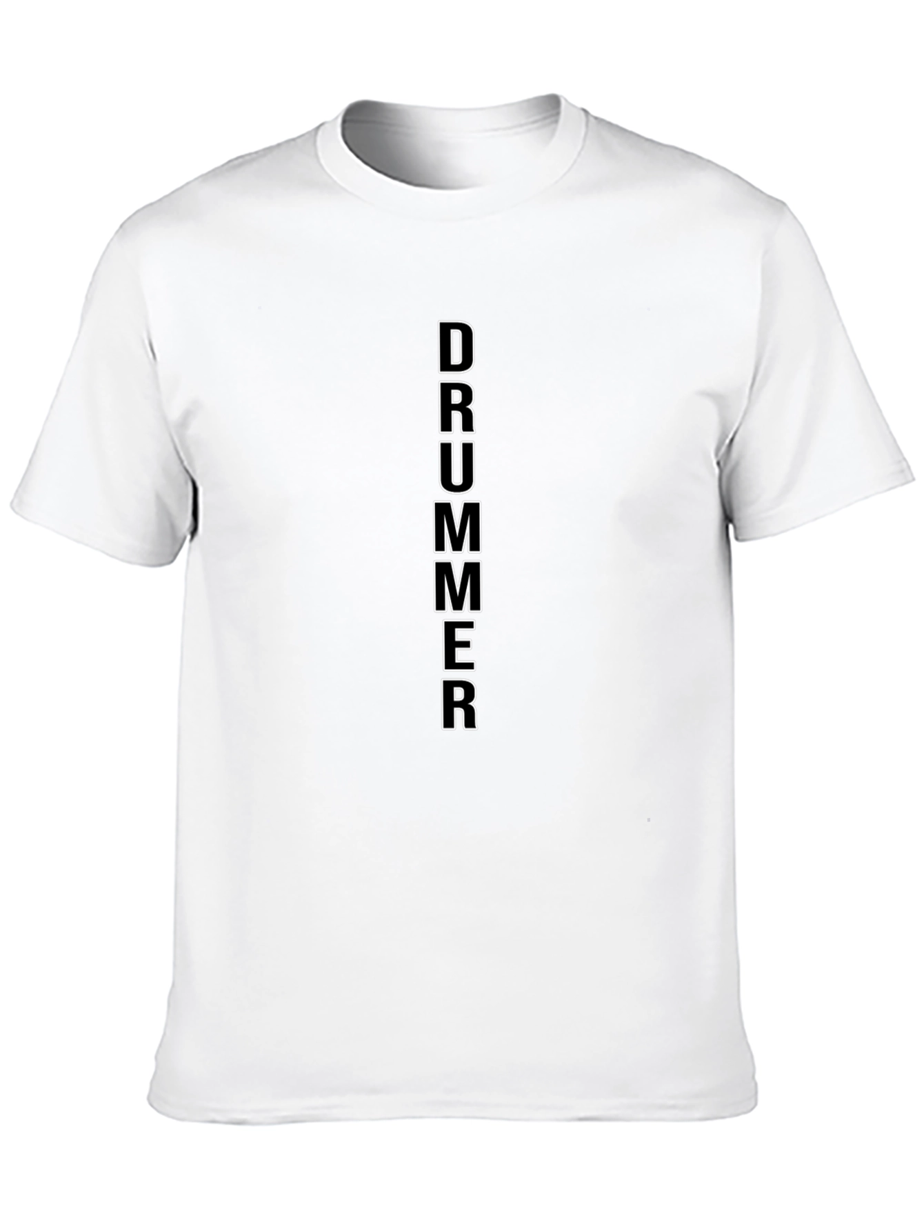 Drummer Graphic Black T-Shirt