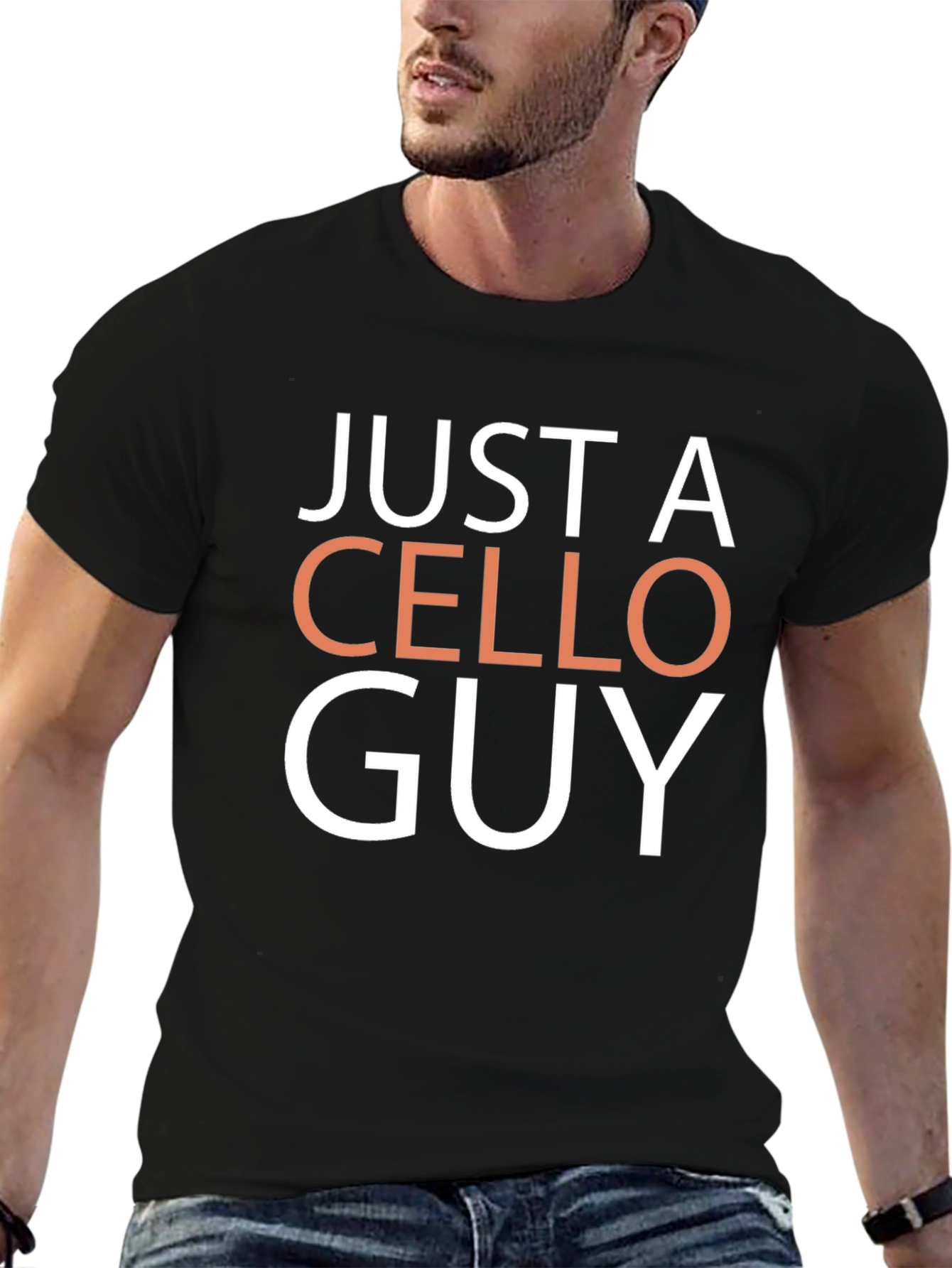 Just a Cello Guy T-Shirt - Musicians Tee