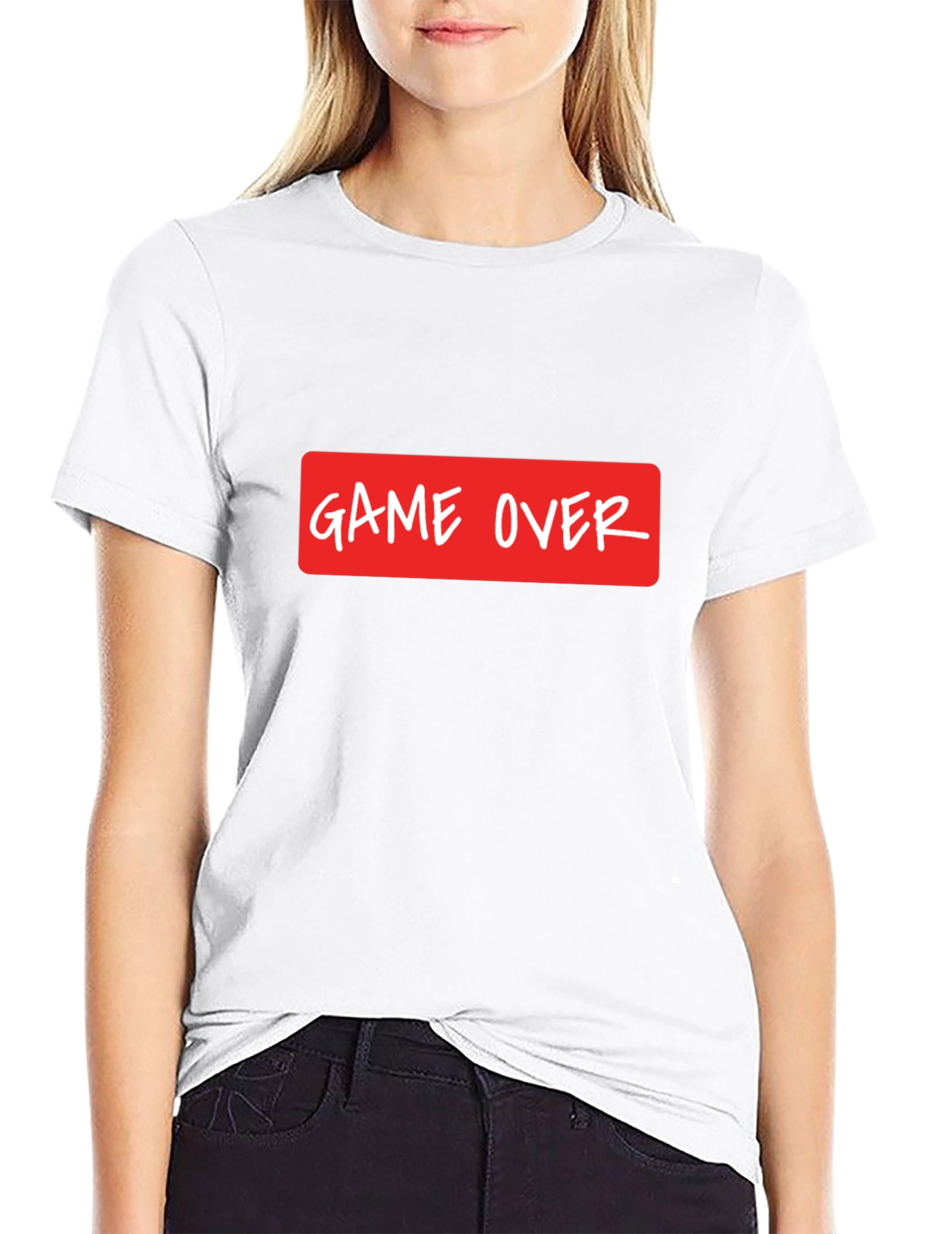 Game Over Graphic Print T-Shirt