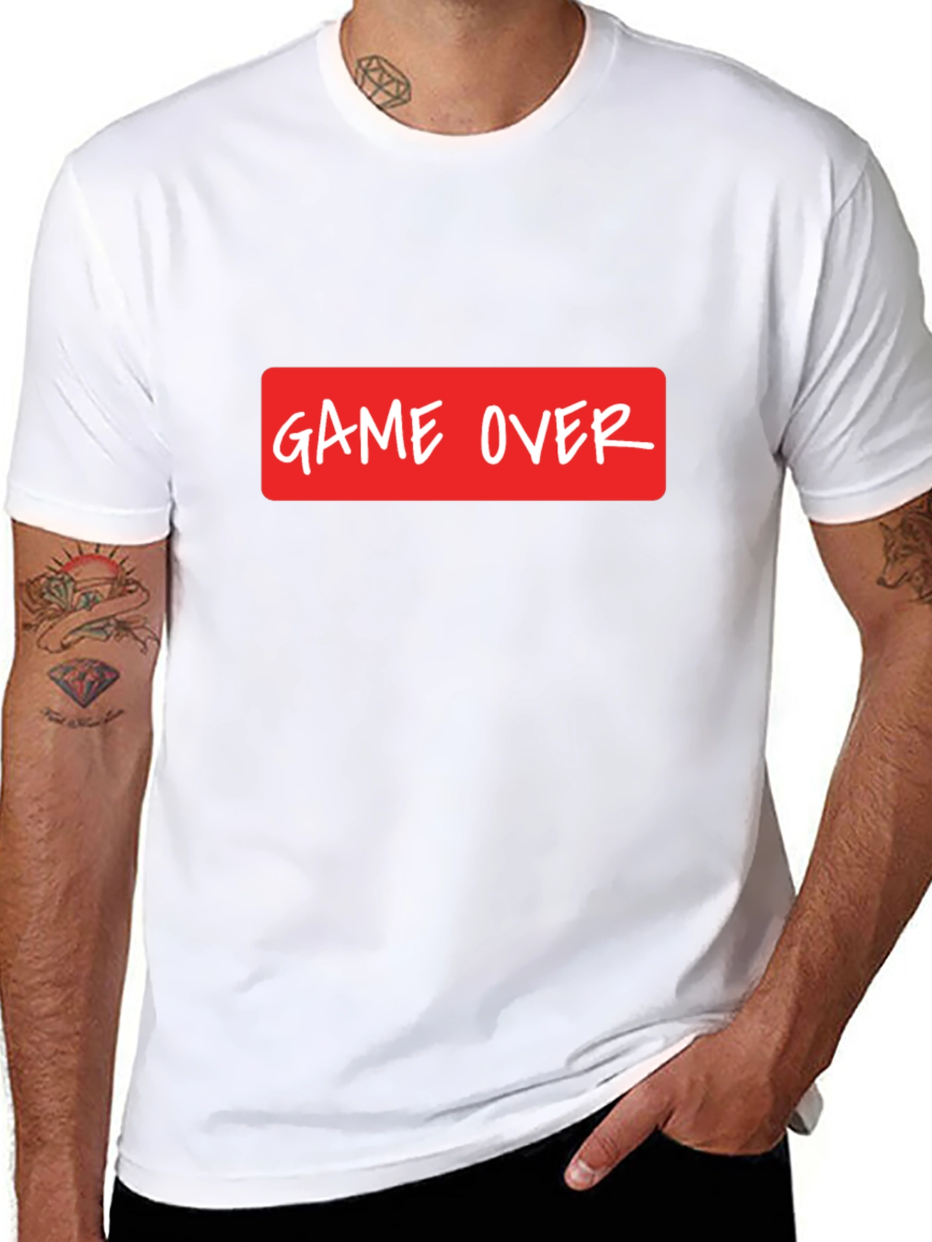 Game Over Graphic Print T-Shirt