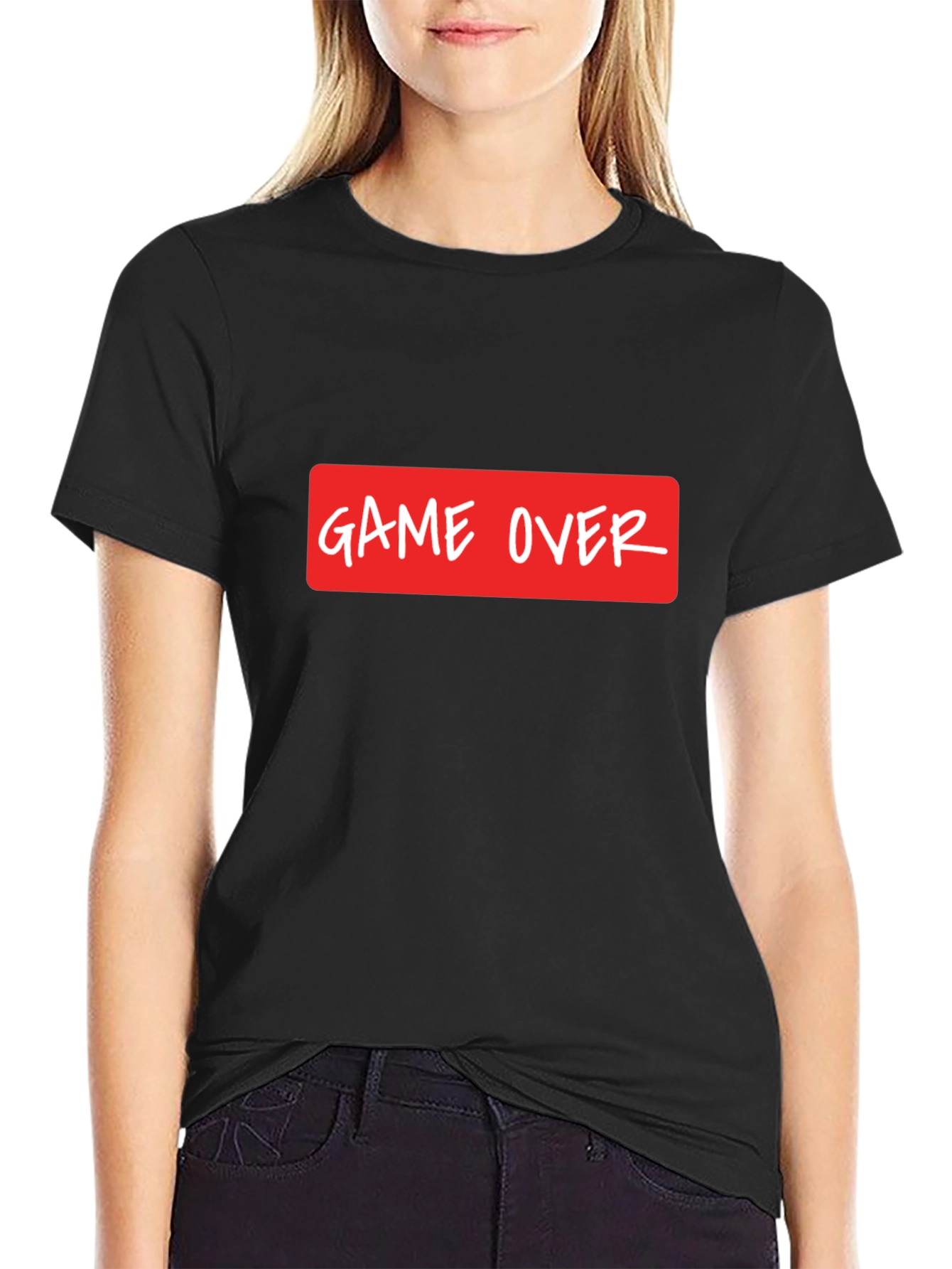 Game Over Graphic Print T-Shirt