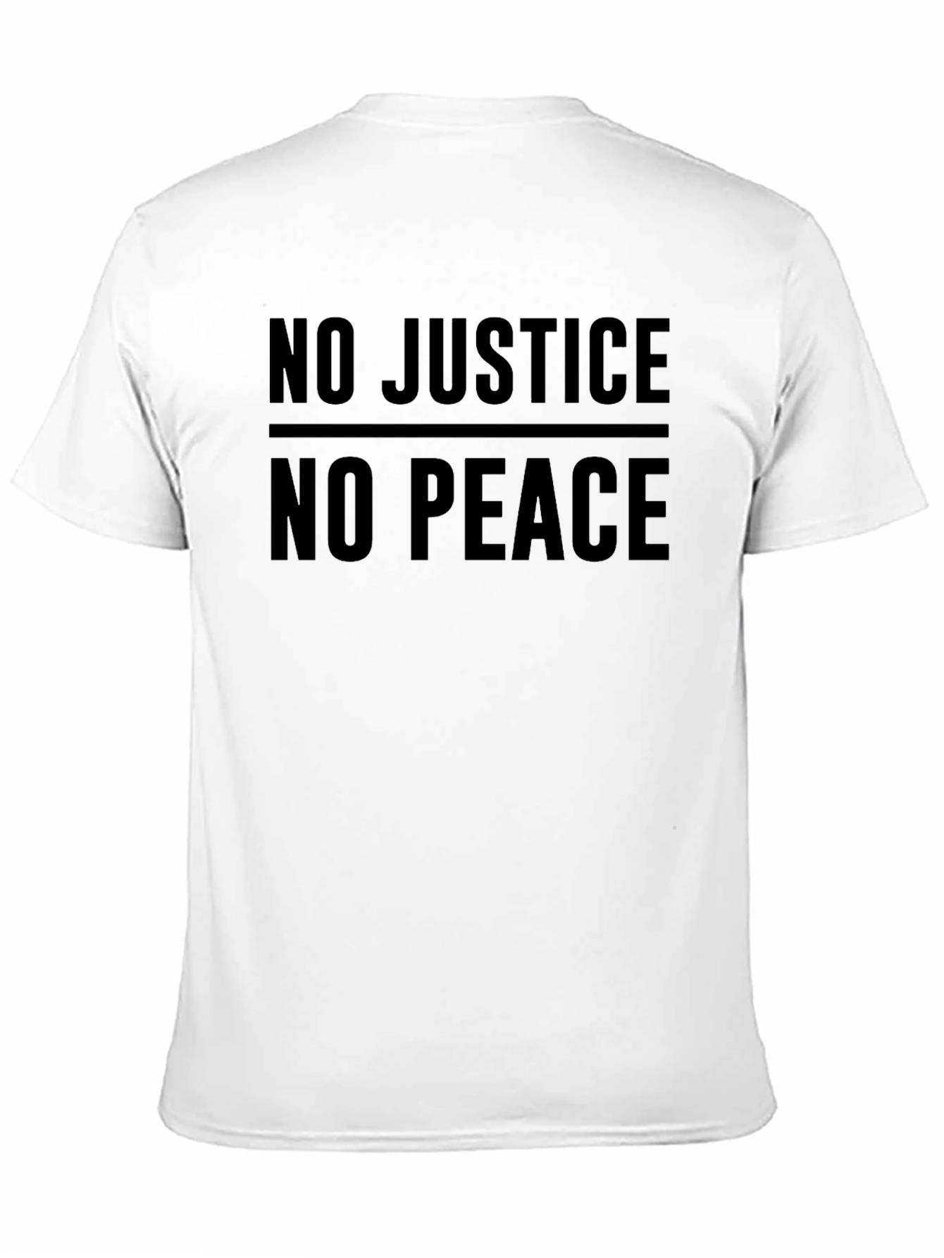 No Justice No Peace Black Tee
