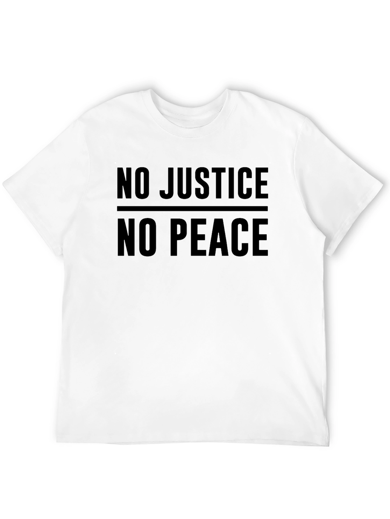 No Justice No Peace Black Tee