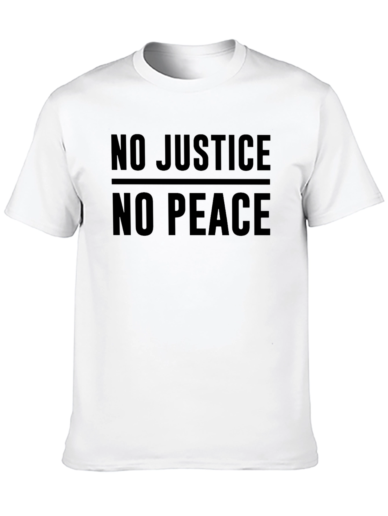No Justice No Peace Black Tee